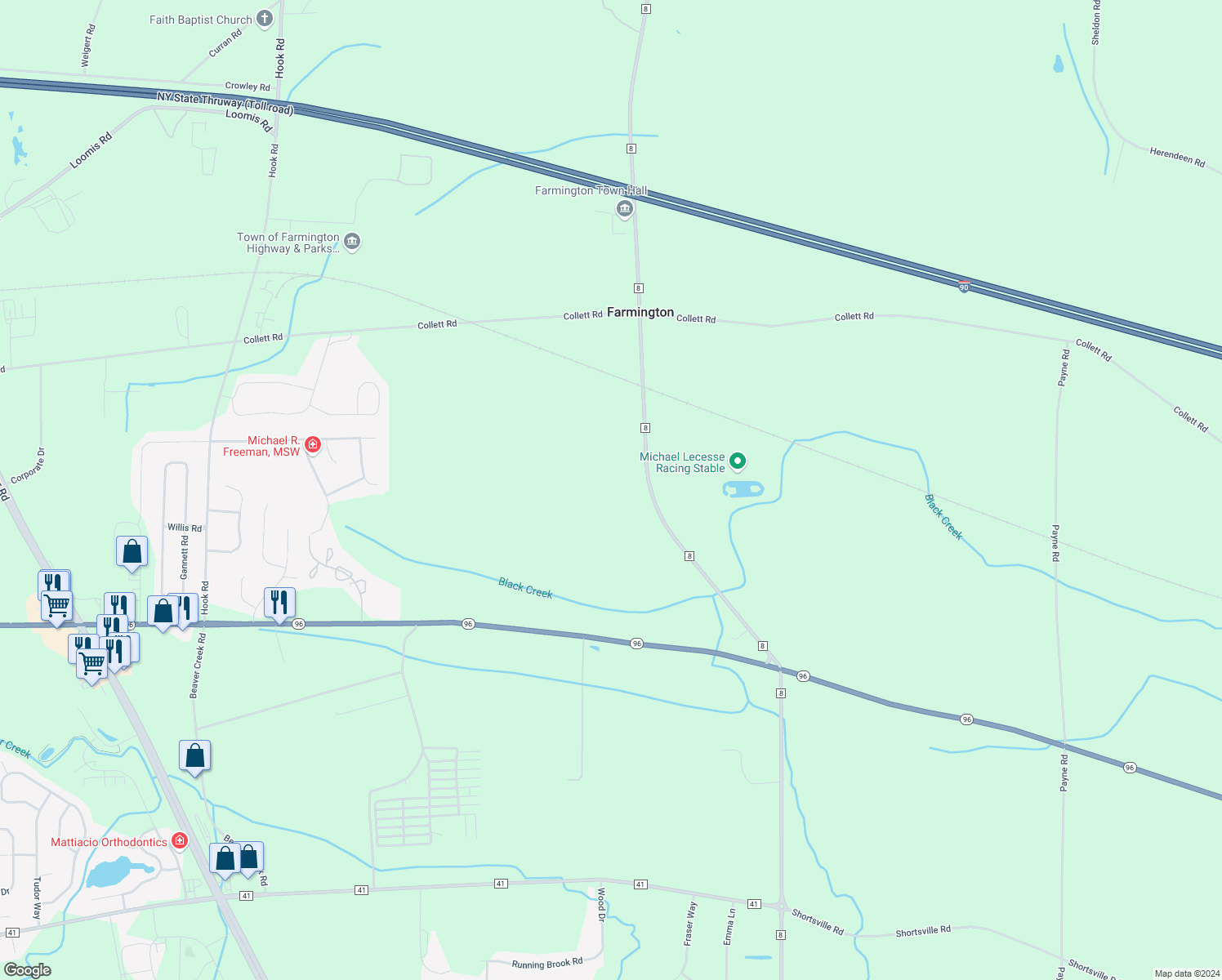 1118 County Road 8, Farmington NY Walk Score