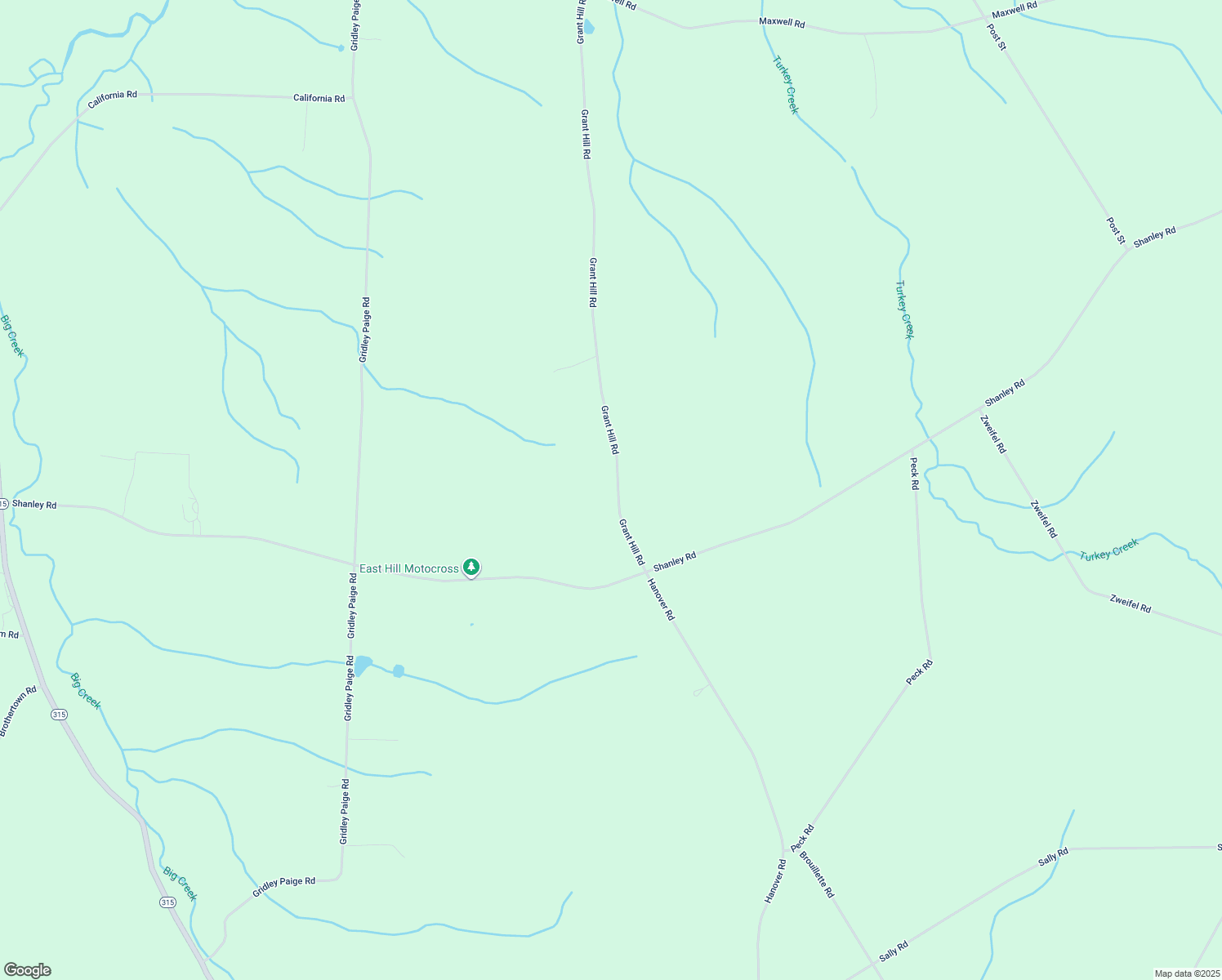map of restaurants, bars, coffee shops, grocery stores, and more near 2457 Grant Hill Rd in Waterville