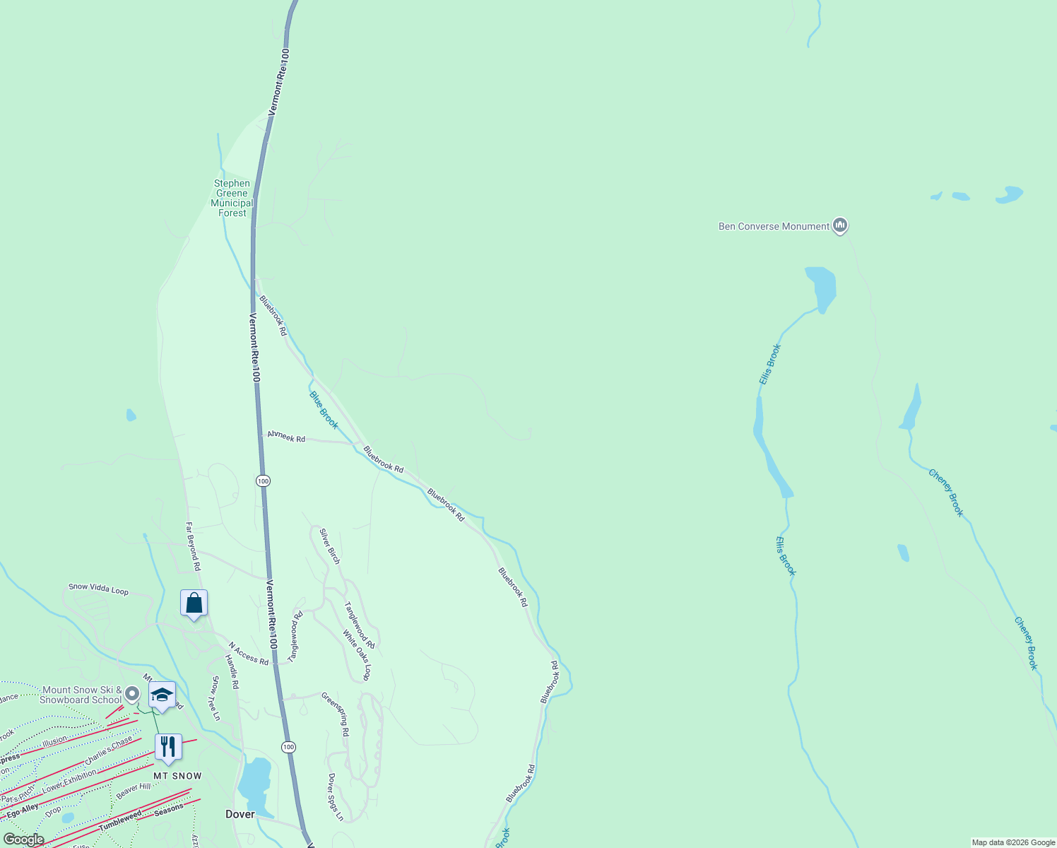 map of restaurants, bars, coffee shops, grocery stores, and more near 54 C Upton Road in Dover