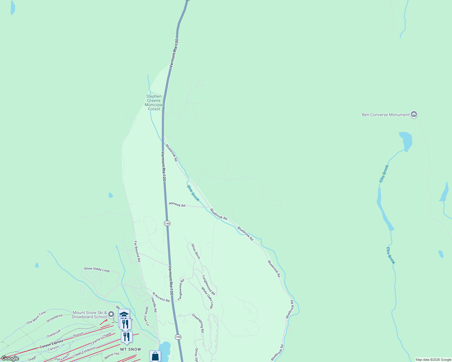 map of restaurants, bars, coffee shops, grocery stores, and more near 54 C Upton Road in Dover