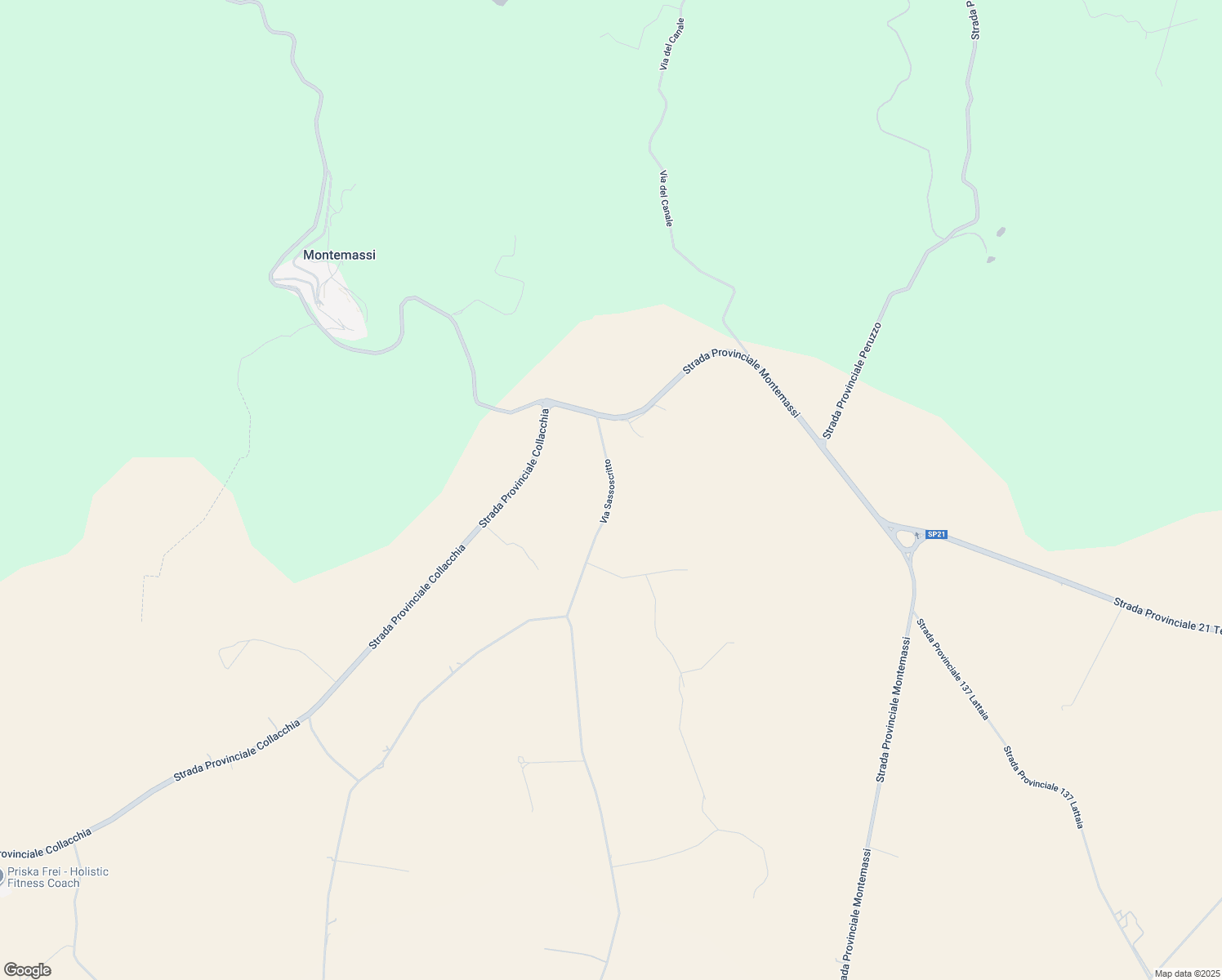 map of restaurants, bars, coffee shops, grocery stores, and more near 250 Via Sassoscritto in Provincia di Grosseto