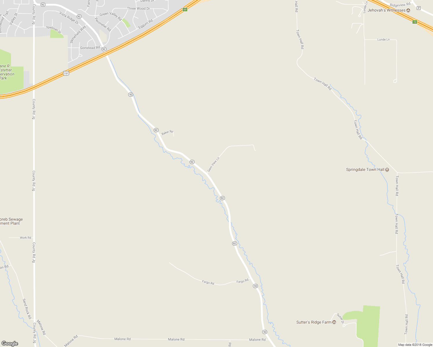 map of restaurants, bars, coffee shops, grocery stores, and more near 2348 Wisconsin 92 Trunk in Mount Horeb