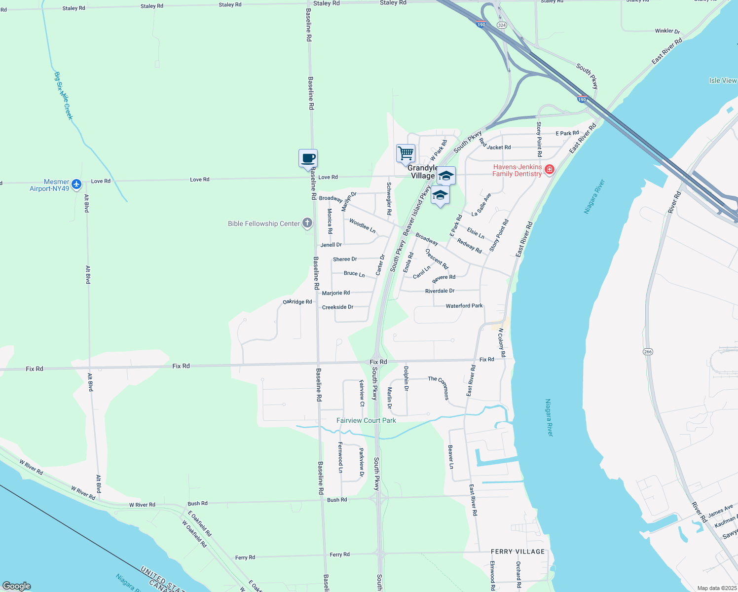 map of restaurants, bars, coffee shops, grocery stores, and more near 1890 Marjorie Rd in Grand Island