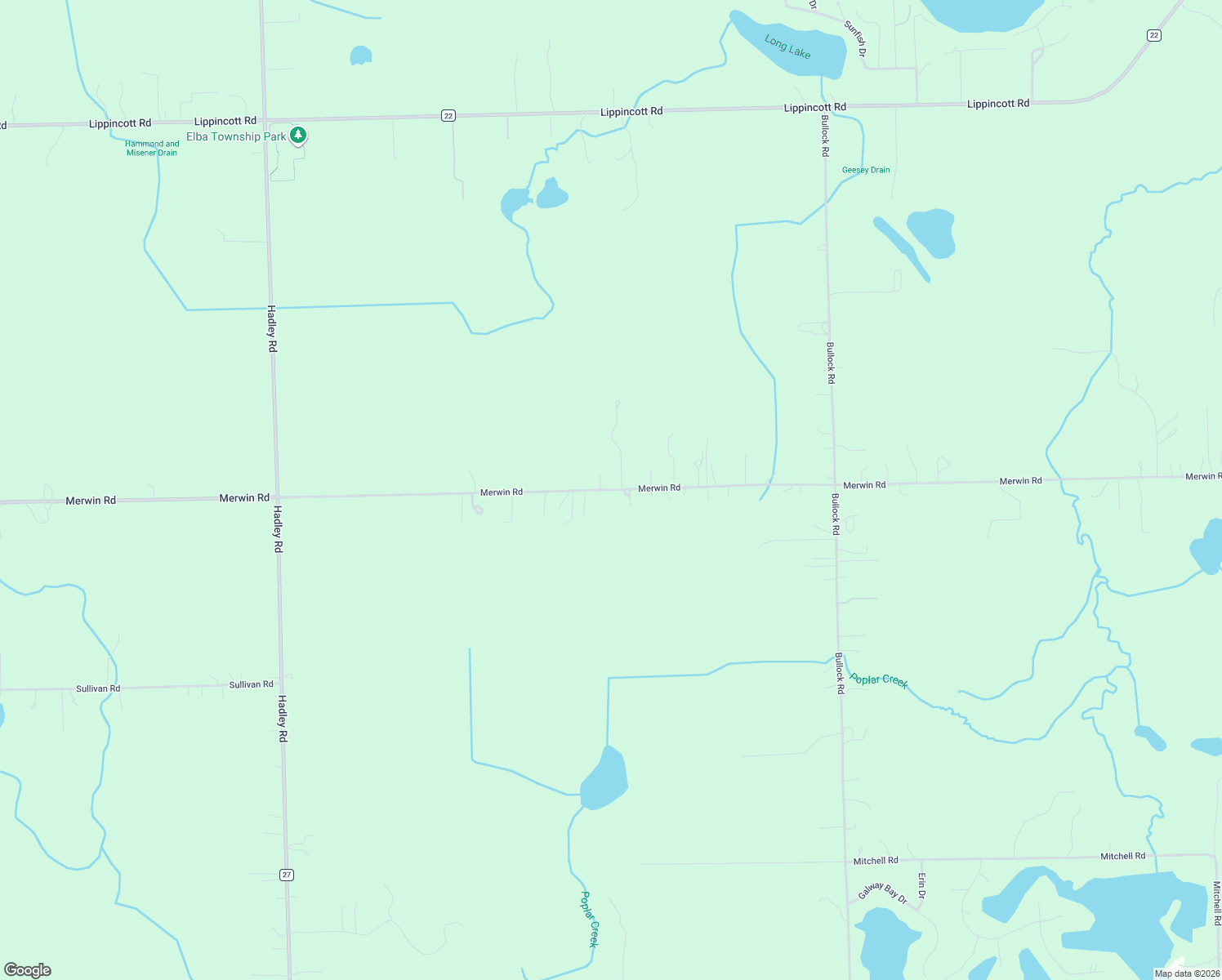 map of restaurants, bars, coffee shops, grocery stores, and more near 4300 Merwin Road in Lapeer