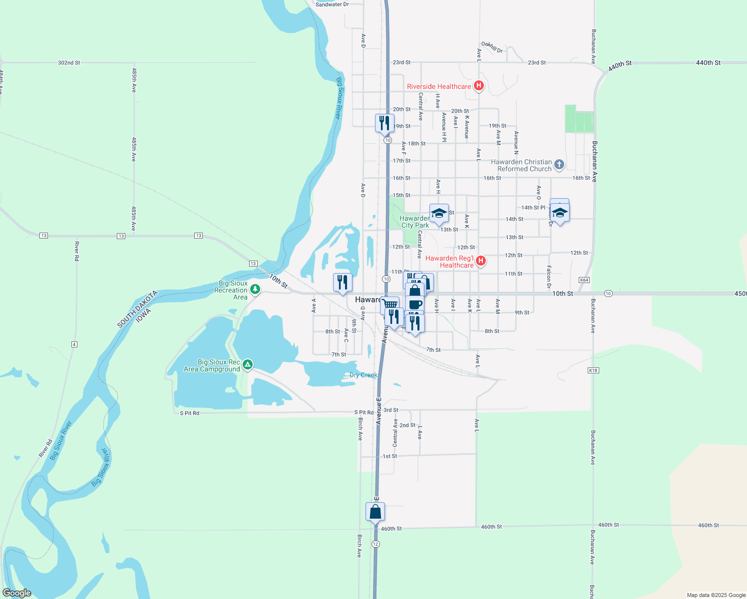 451 9th Street, Hawarden IA Walk Score