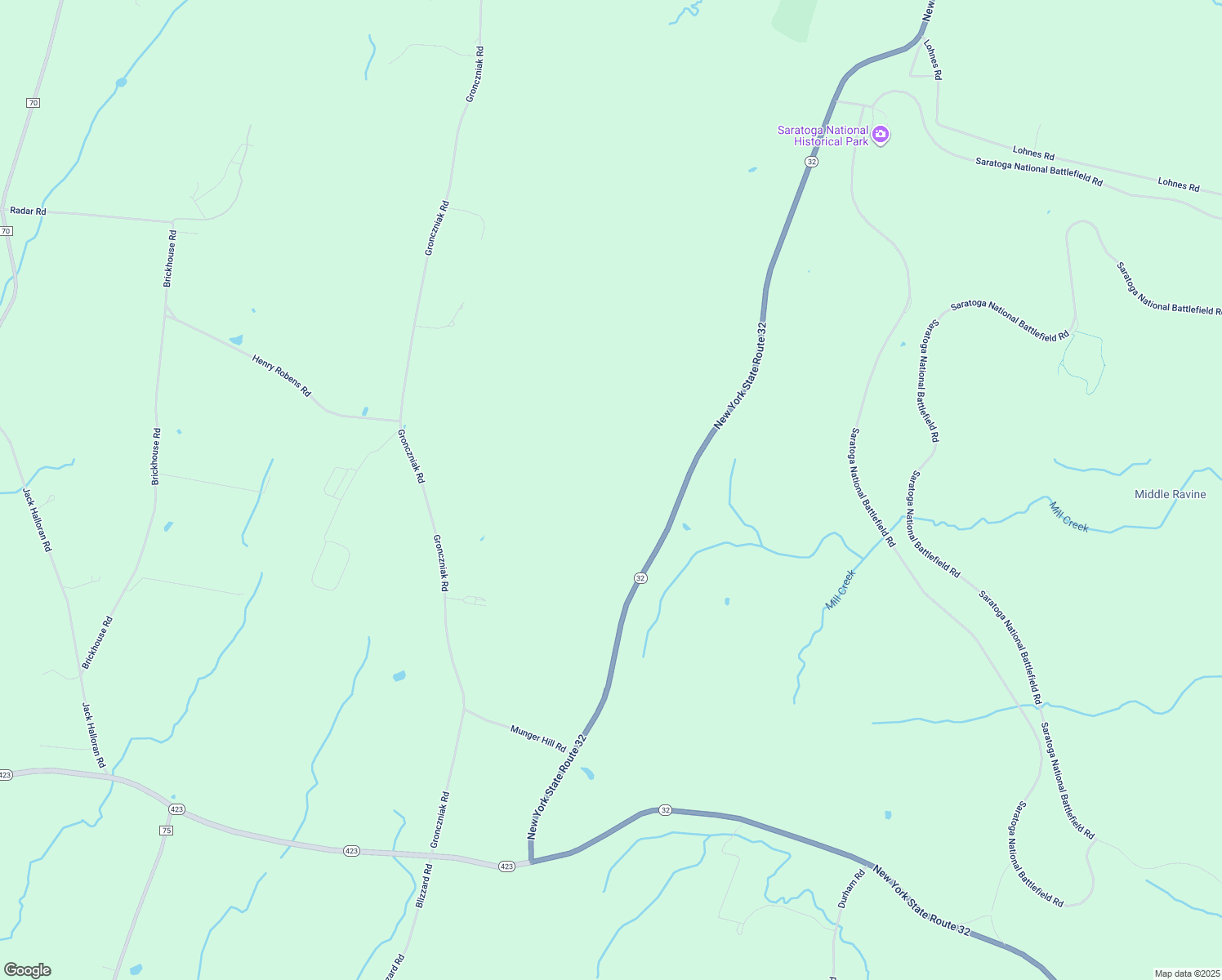 map of restaurants, bars, coffee shops, grocery stores, and more near 765 New York 32 in Stillwater