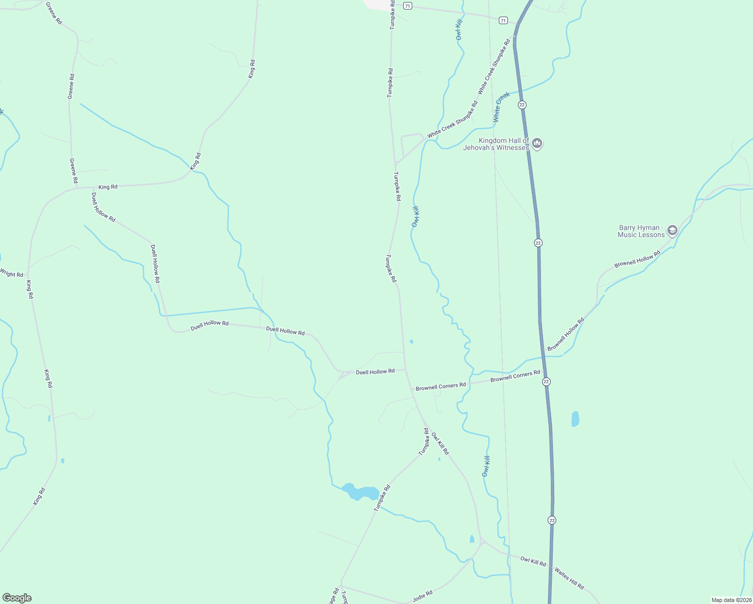 map of restaurants, bars, coffee shops, grocery stores, and more near 763 Turnpike Road in Eagle Bridge