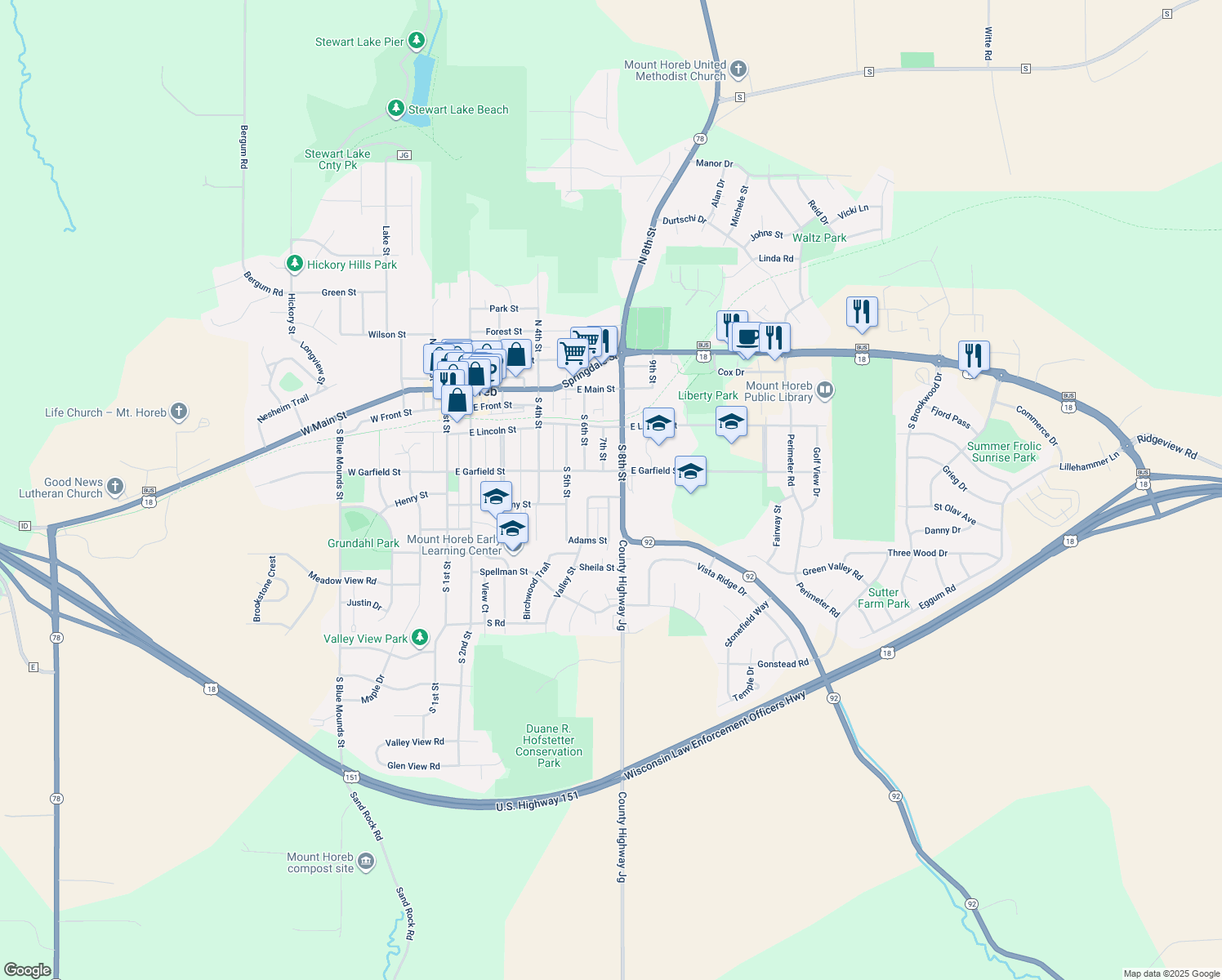 102 Jefferson Street, Mount Horeb WI Walk Score