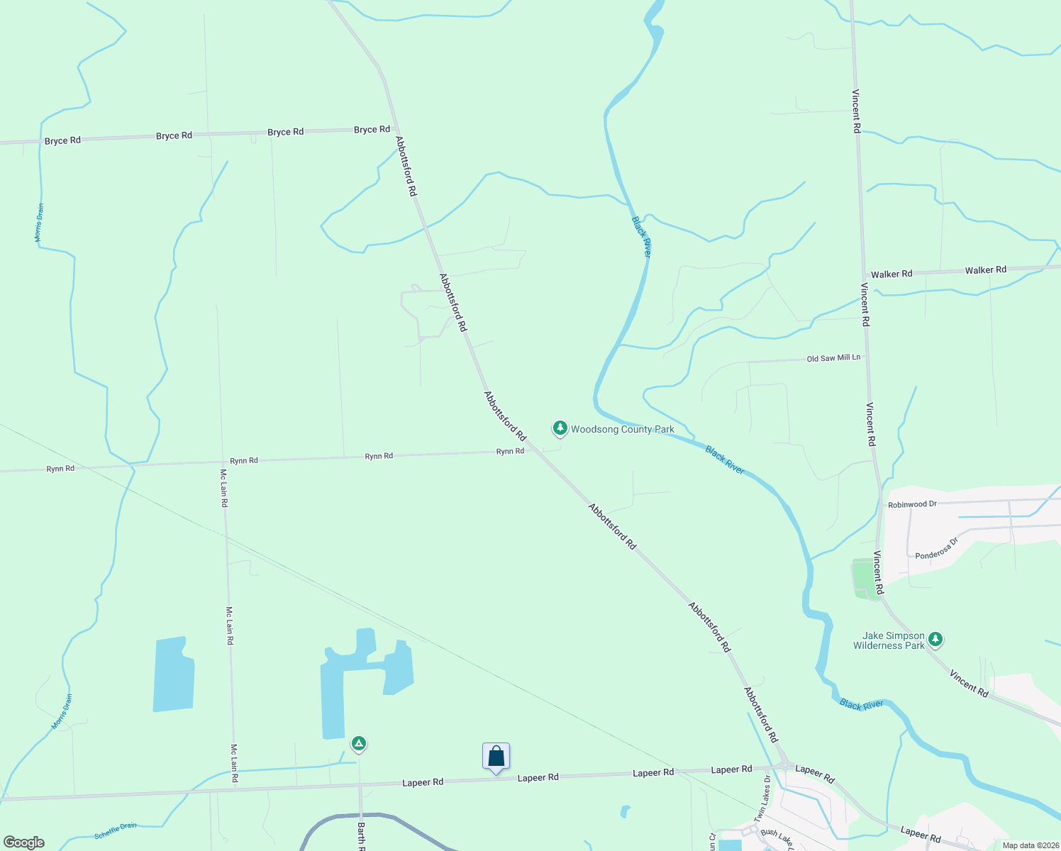 map of restaurants, bars, coffee shops, grocery stores, and more near 3550 Abbottsford Road in North Street