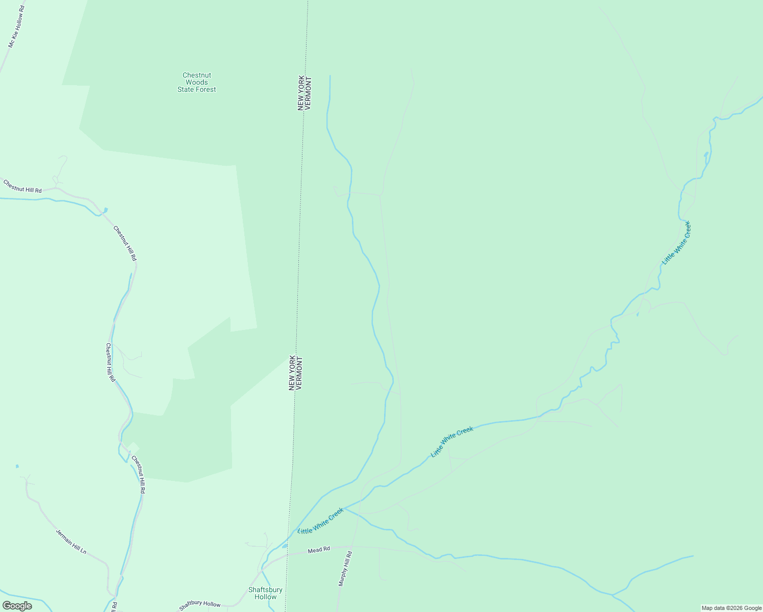map of restaurants, bars, coffee shops, grocery stores, and more near 1061 Granger Hollow Road in Shaftsbury