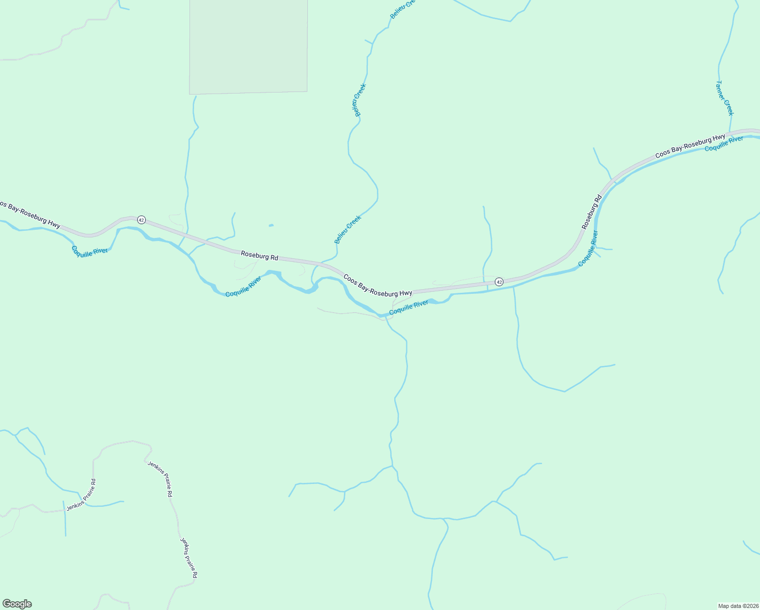 map of restaurants, bars, coffee shops, grocery stores, and more near 20336 Oregon 42 in Myrtle Point