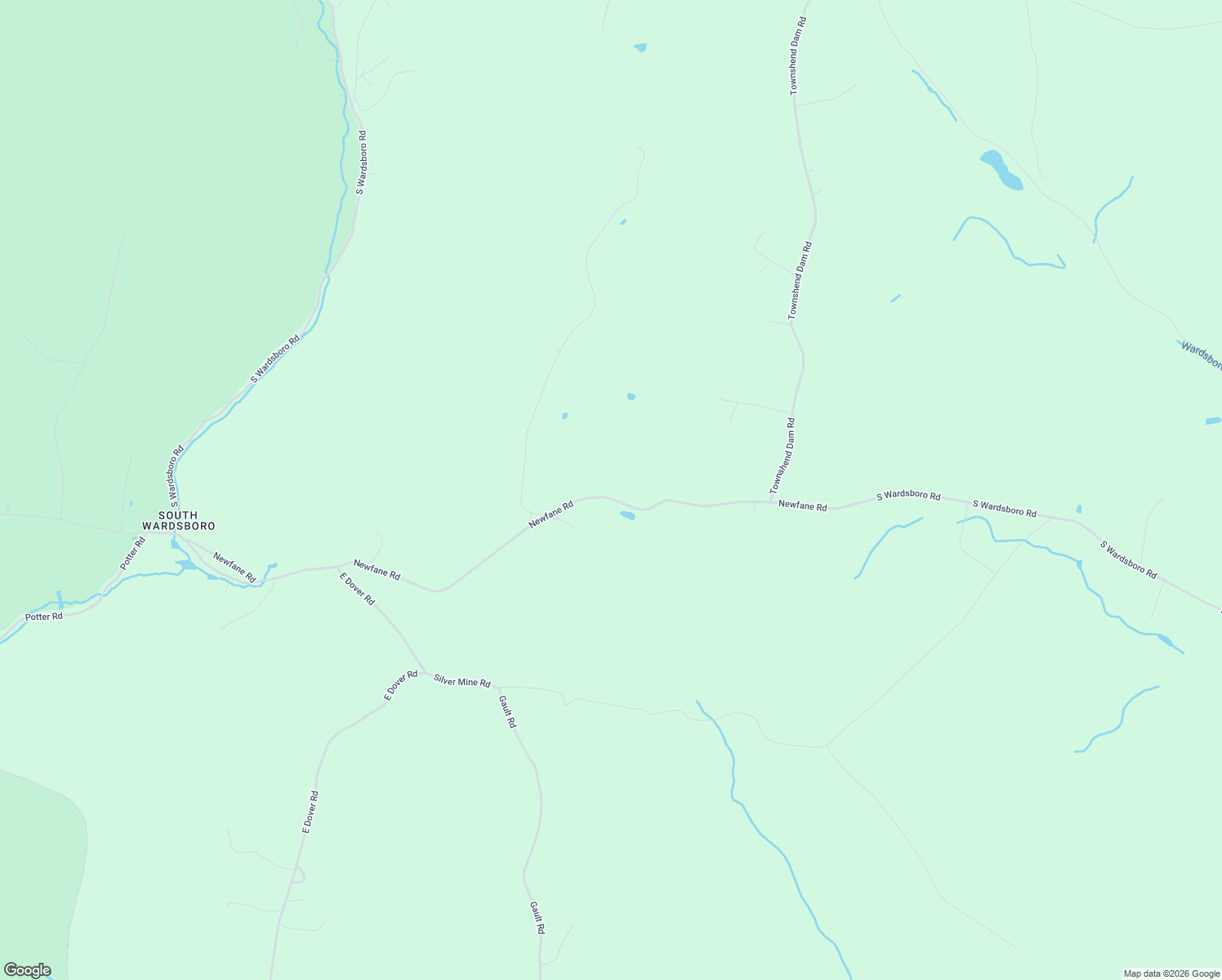 map of restaurants, bars, coffee shops, grocery stores, and more near 1329 Newfane Road in Wardsboro