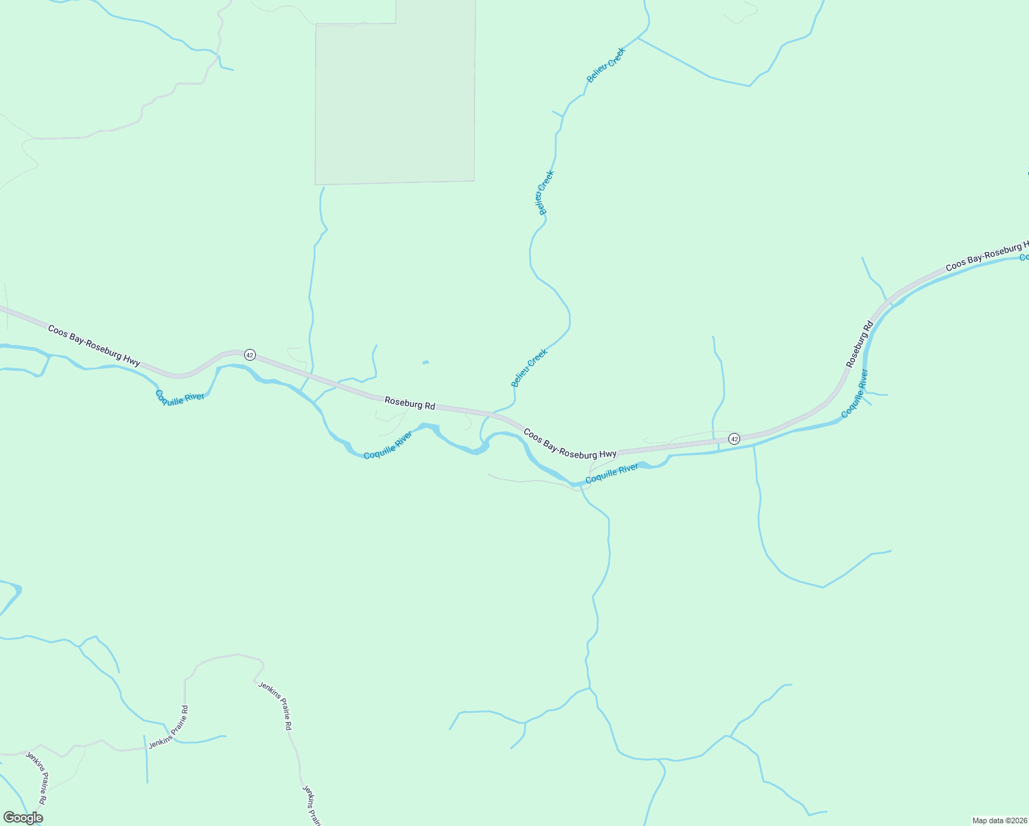 map of restaurants, bars, coffee shops, grocery stores, and more near 20191 Oregon 42 in Myrtle Point