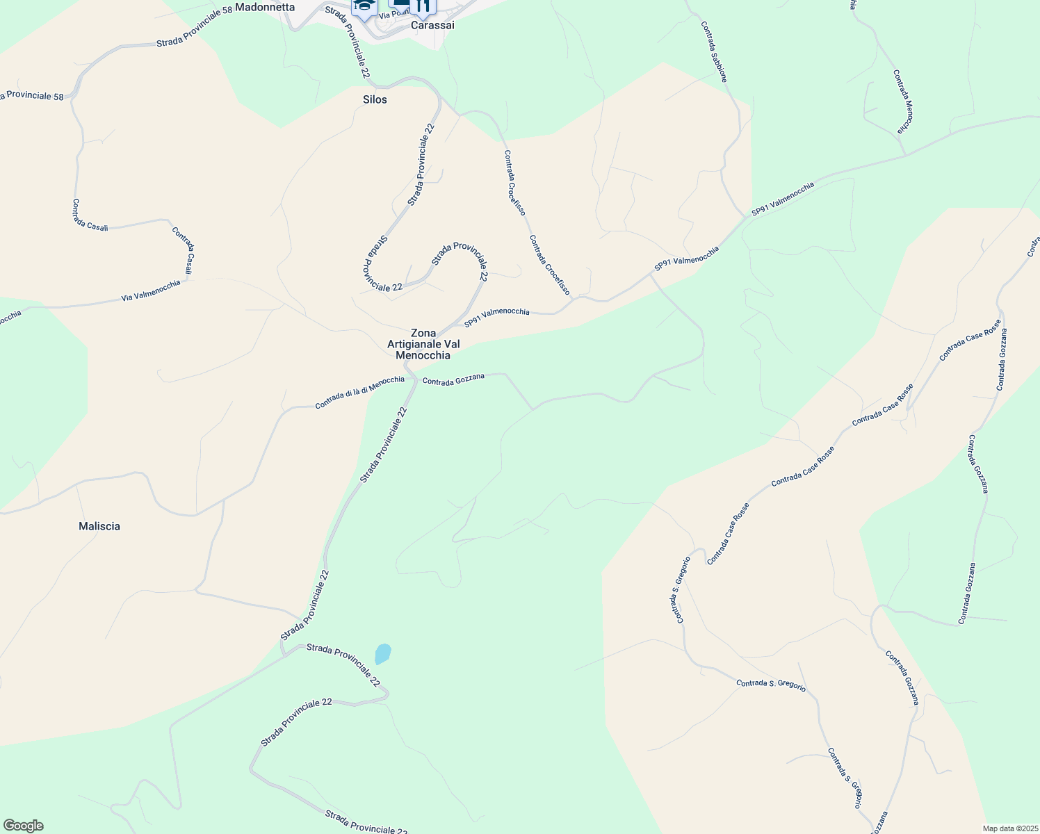 map of restaurants, bars, coffee shops, grocery stores, and more near 12 Contrada Gozzana in Provincia di Ascoli Piceno