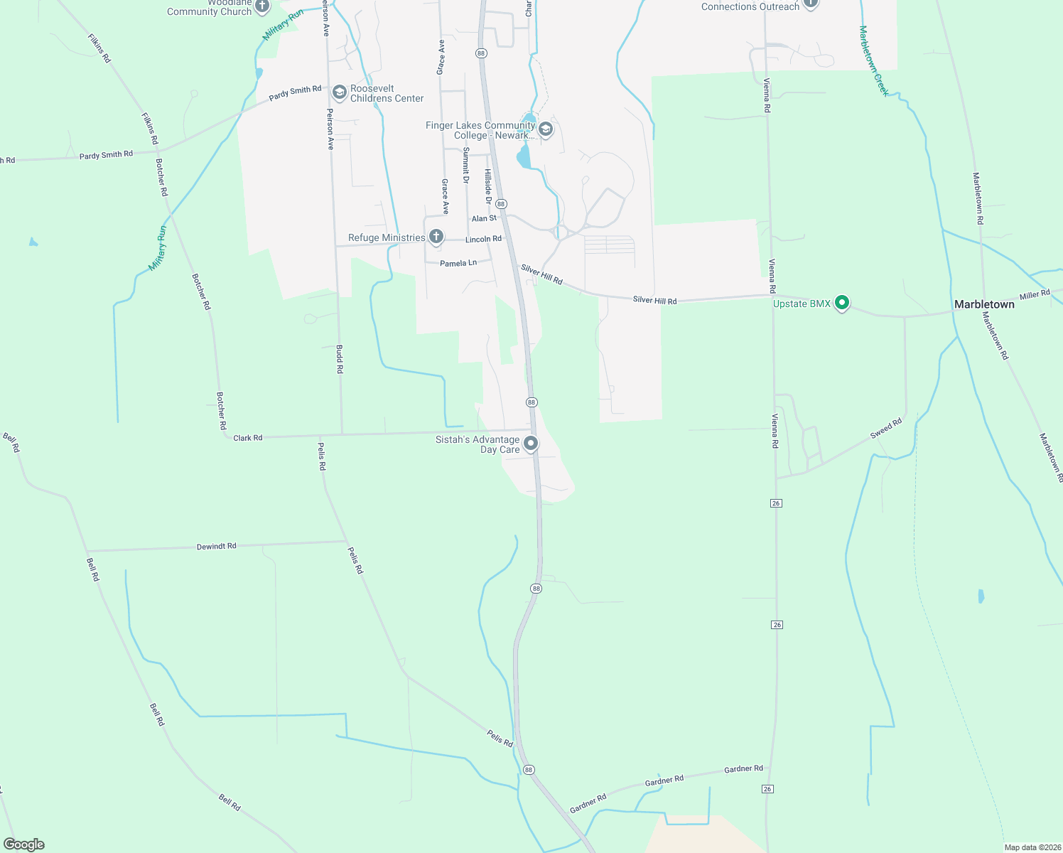 map of restaurants, bars, coffee shops, grocery stores, and more near 87 New York 88 in Newark