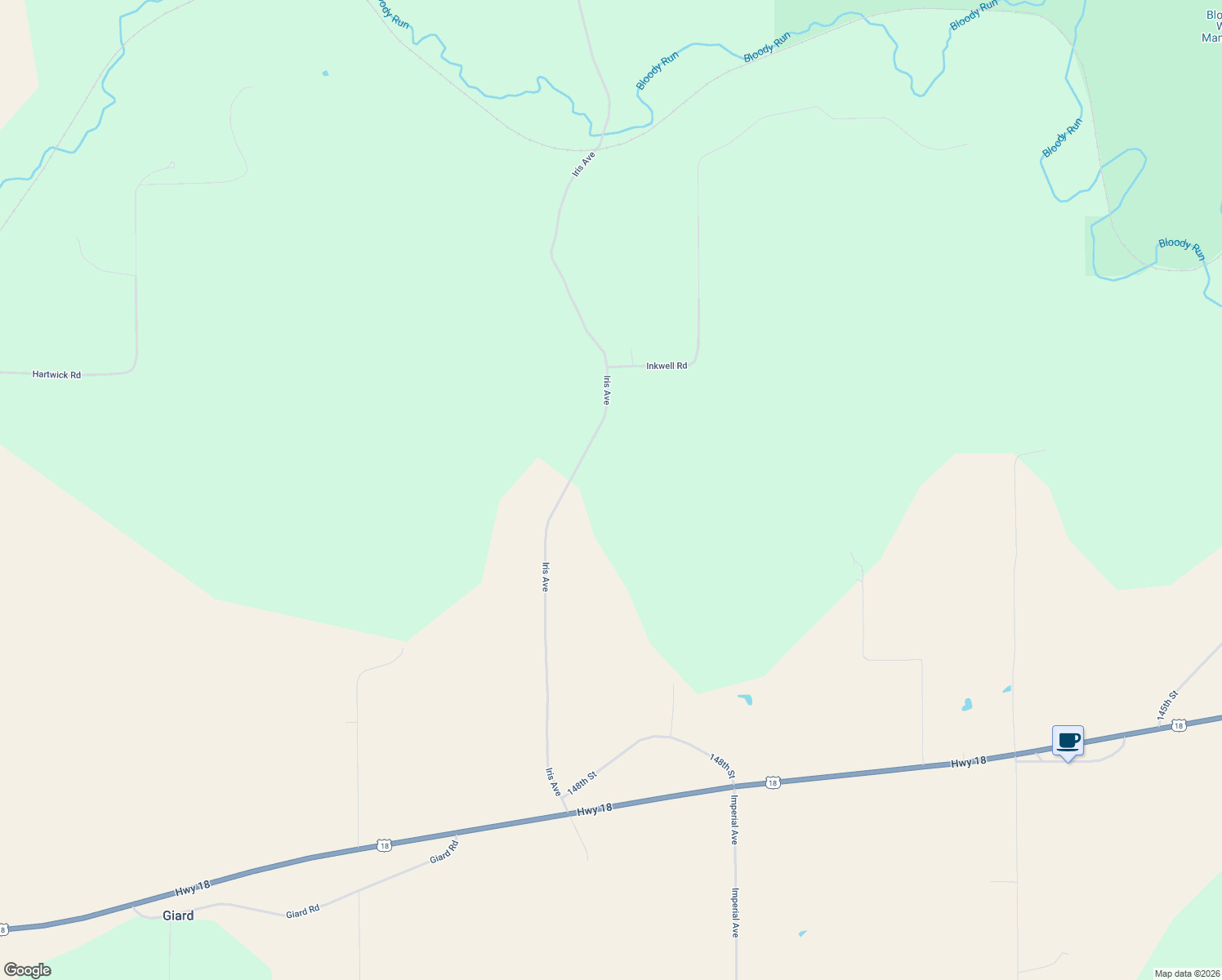 map of restaurants, bars, coffee shops, grocery stores, and more near in Giard