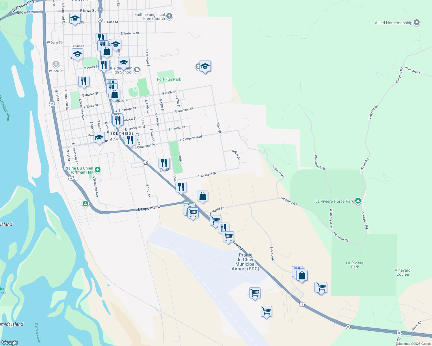 101 South Marquette Road, Prairie du Chien WI Walk Score