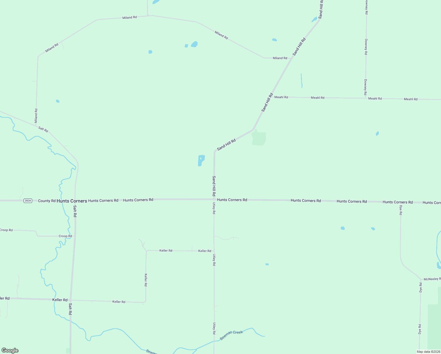 map of restaurants, bars, coffee shops, grocery stores, and more near 6837 Sand Hill Road in Akron