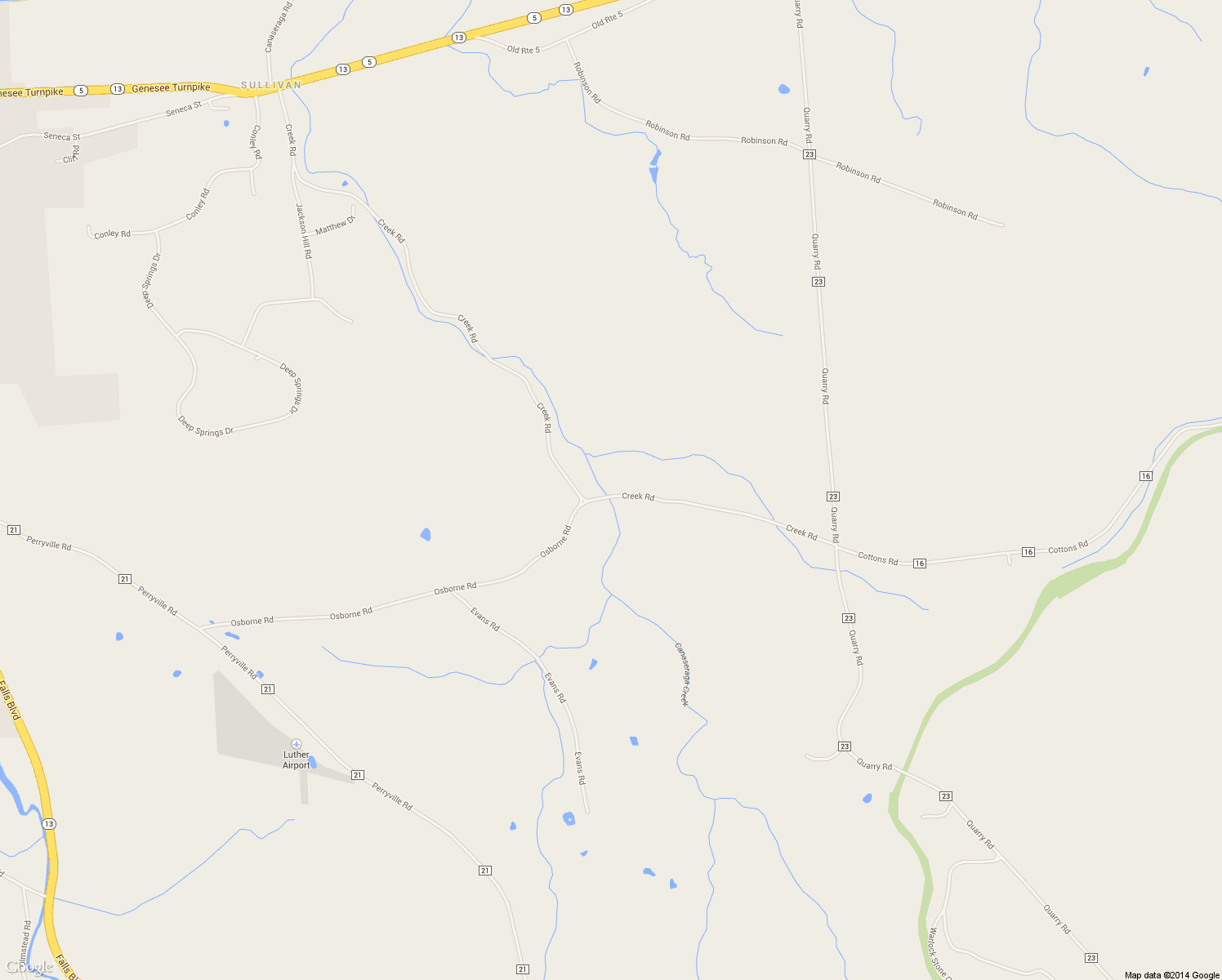 map of restaurants, bars, coffee shops, grocery stores, and more near 2505 Creek Rd in Chittenango