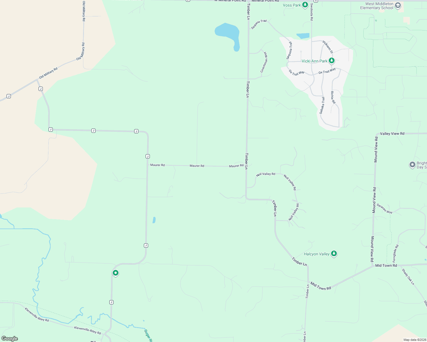 map of restaurants, bars, coffee shops, grocery stores, and more near 7983 Maurer Road in Cross Plains