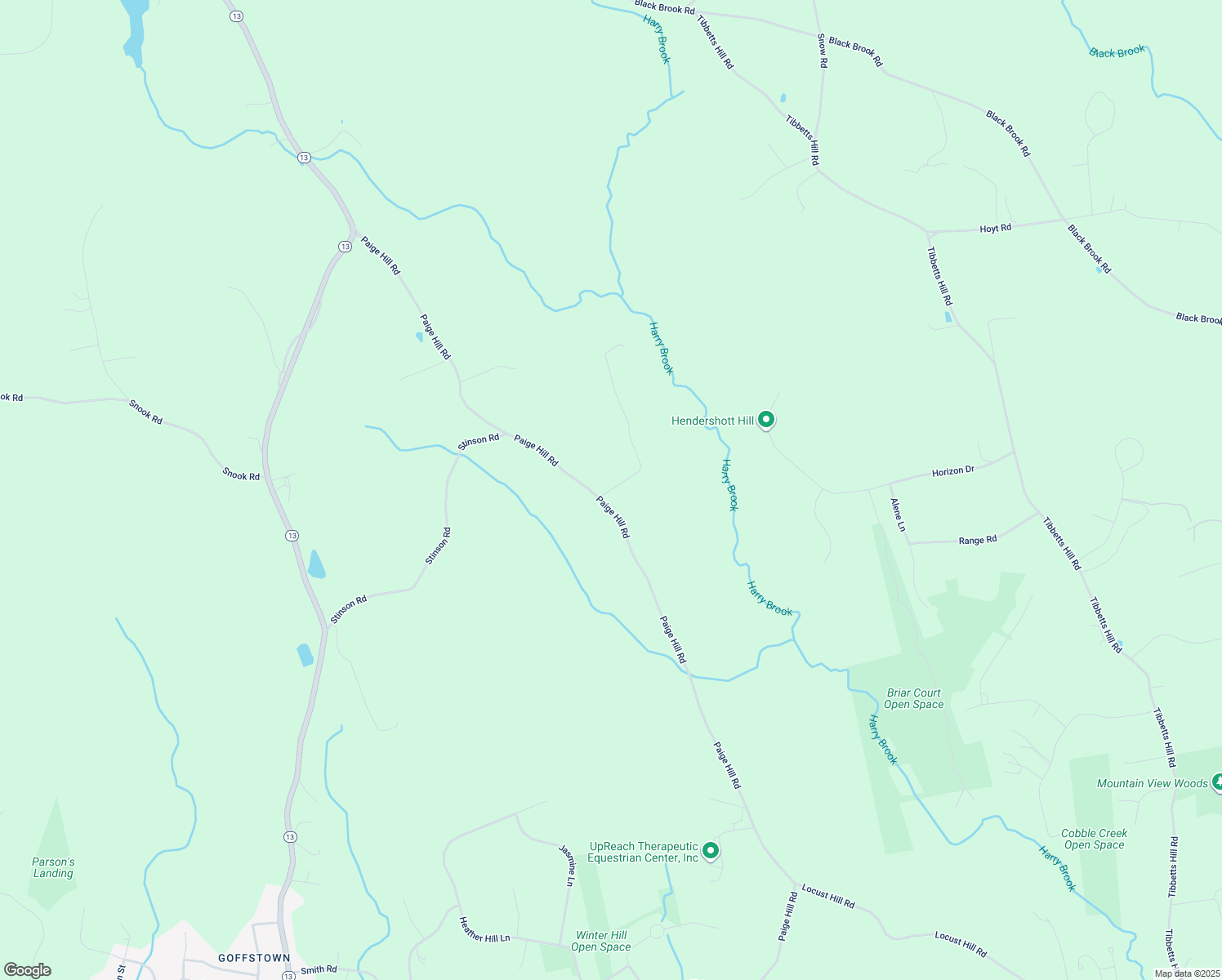 map of restaurants, bars, coffee shops, grocery stores, and more near 63 Hillcrest Rd in Goffstown