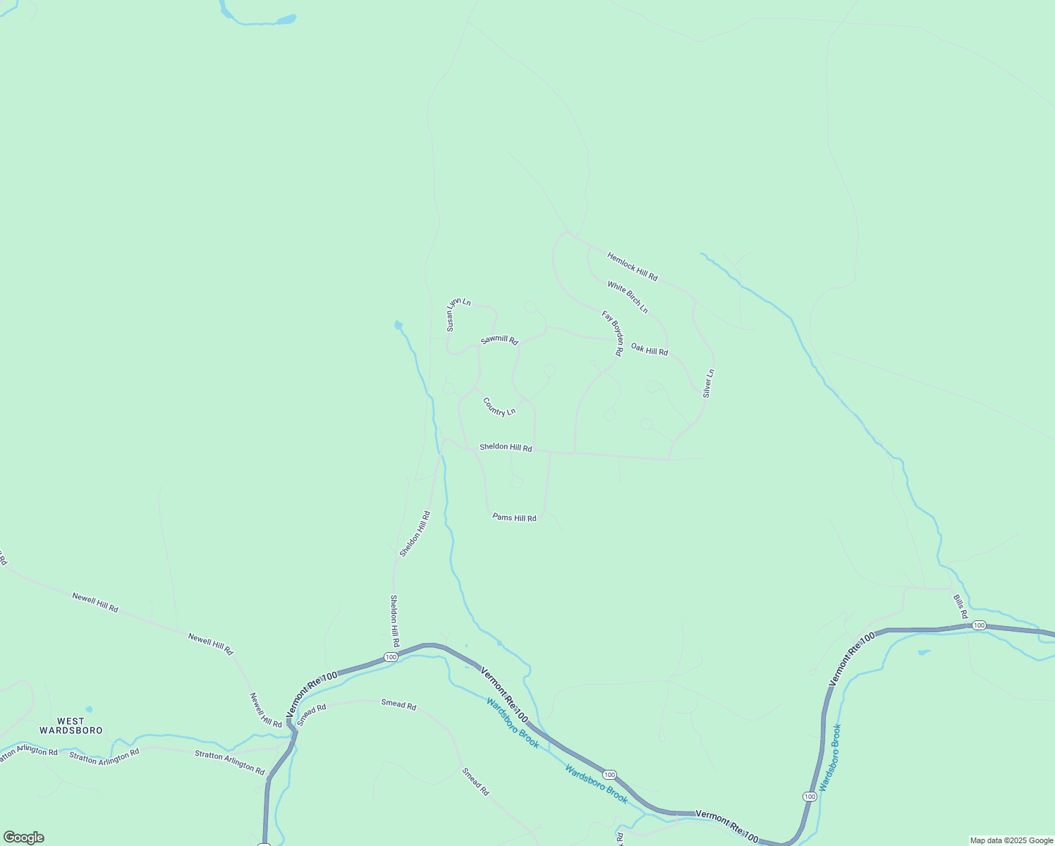 map of restaurants, bars, coffee shops, grocery stores, and more near 754 Sawmill Road in Wardsboro