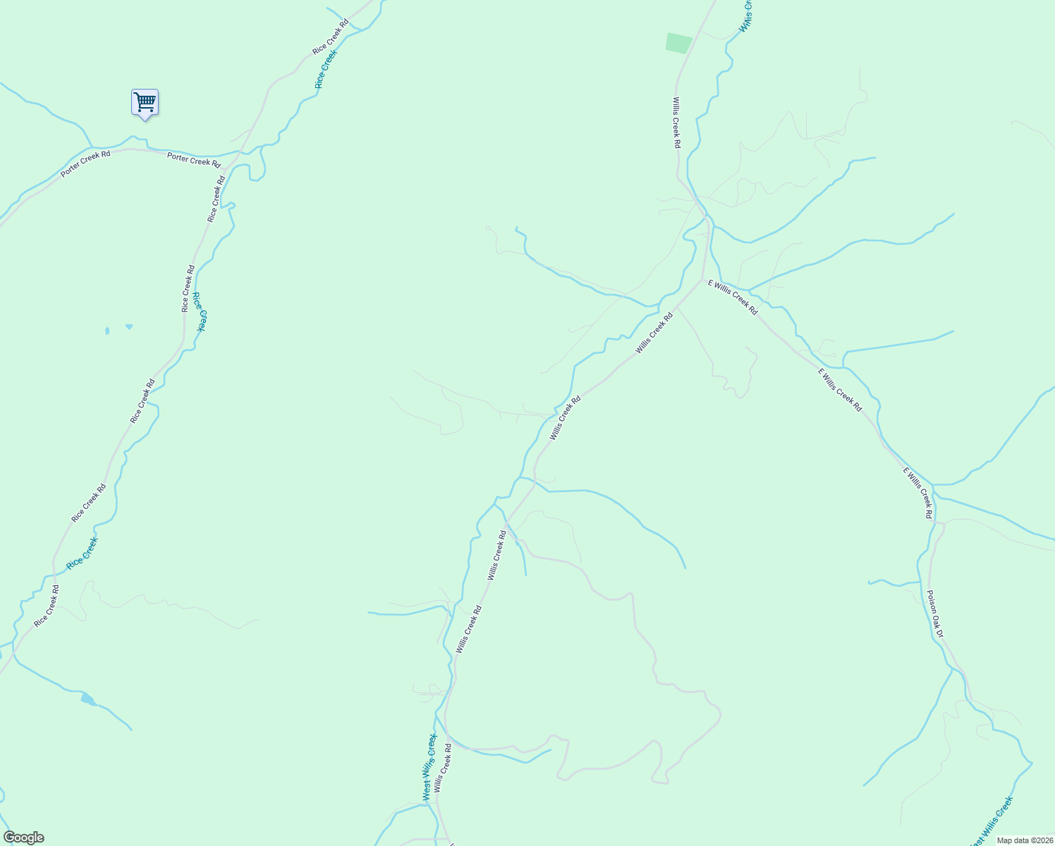 map of restaurants, bars, coffee shops, grocery stores, and more near 5103 Willis Creek Road in Winston