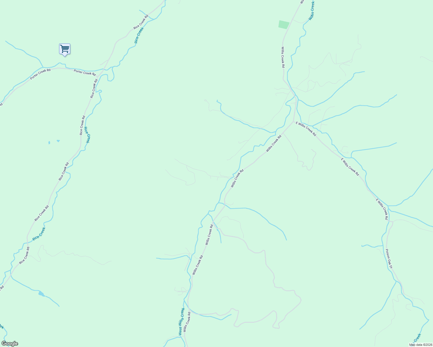 map of restaurants, bars, coffee shops, grocery stores, and more near 5103 Willis Creek Road in Winston