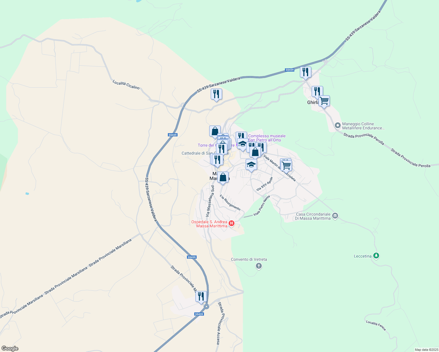 map of restaurants, bars, coffee shops, grocery stores, and more near in 