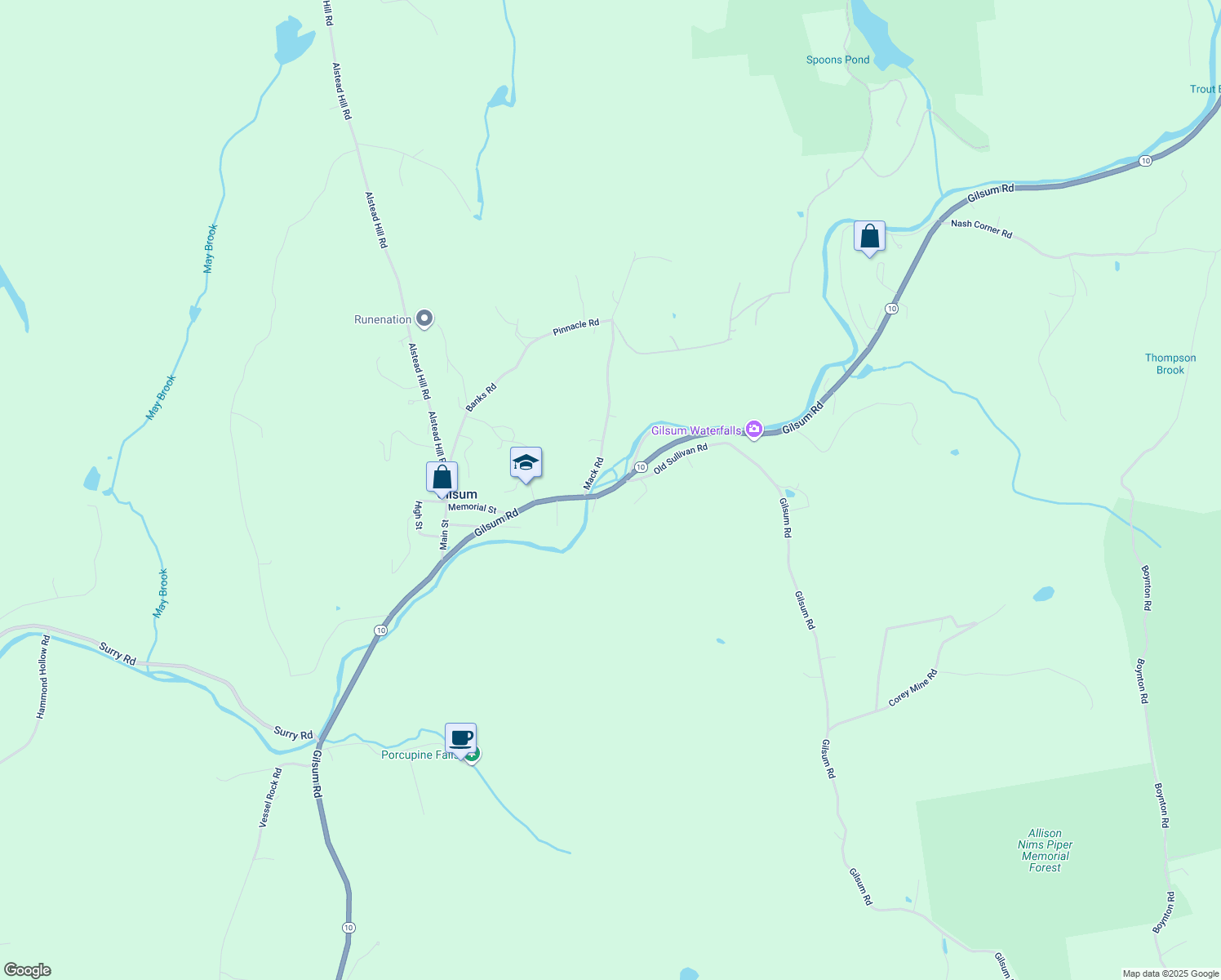 Route 10, Gilsum NH Walk Score