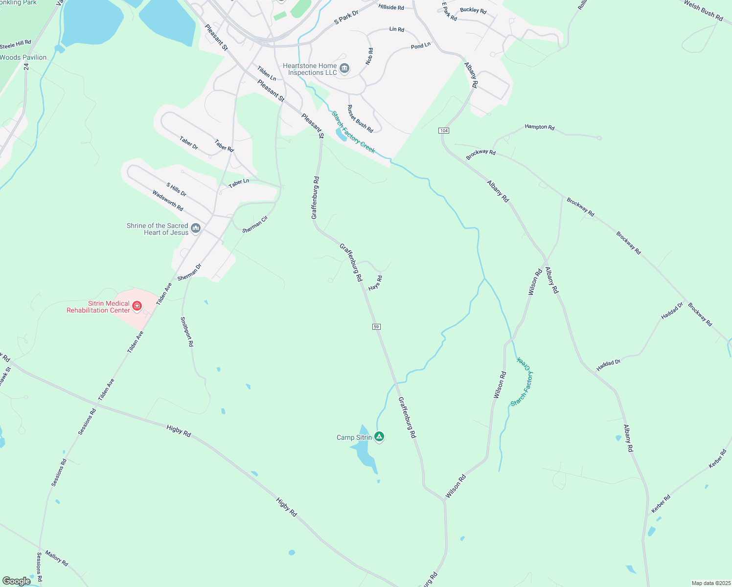 map of restaurants, bars, coffee shops, grocery stores, and more near 2896 Graffenburg Rd in New Hartford