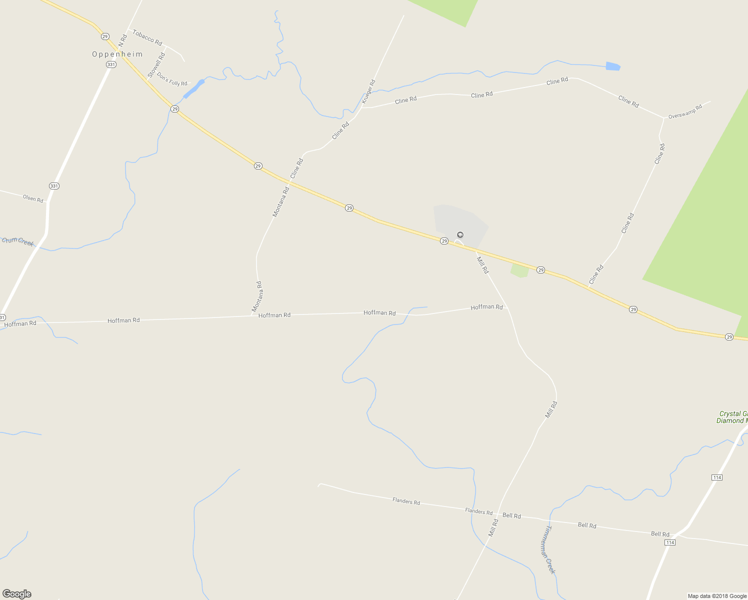 map of restaurants, bars, coffee shops, grocery stores, and more near 421 Hoffman Rd in St Johnsville