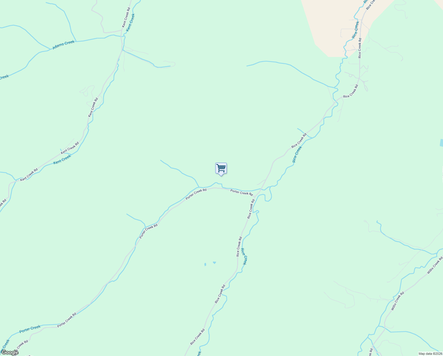 map of restaurants, bars, coffee shops, grocery stores, and more near 379 Porter Creek Road in Winston