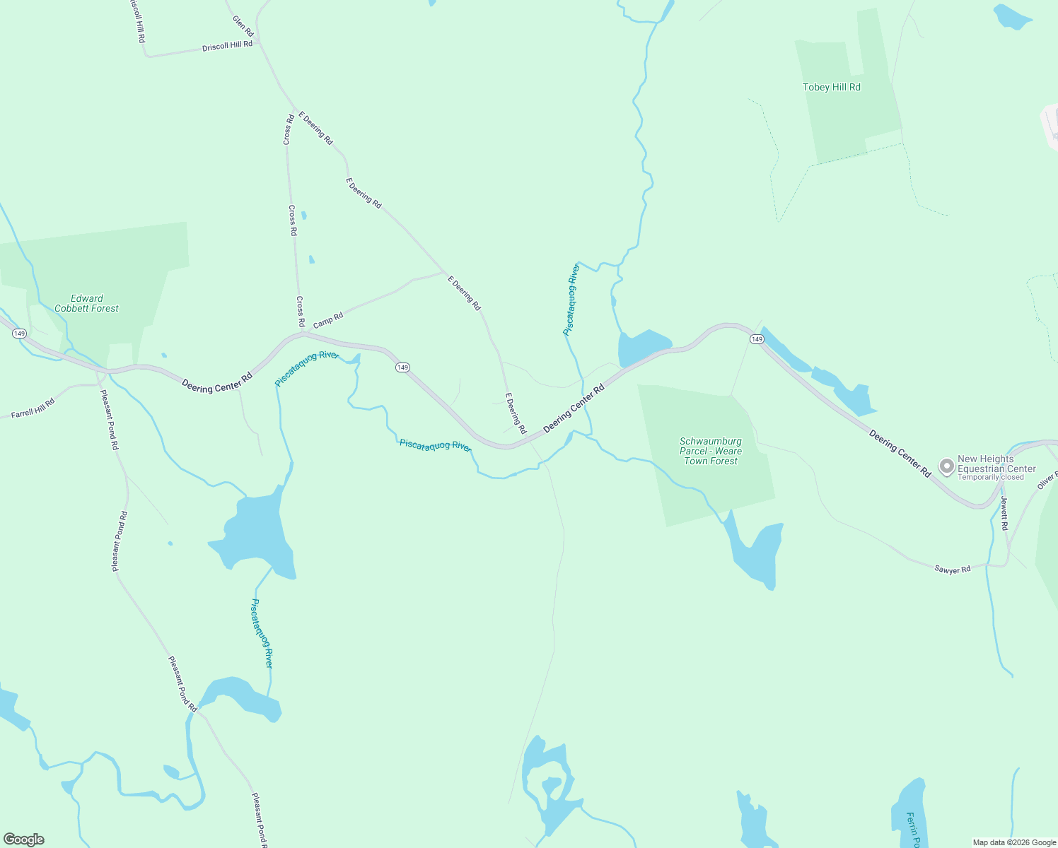 map of restaurants, bars, coffee shops, grocery stores, and more near 20 East Deering Road in Deering