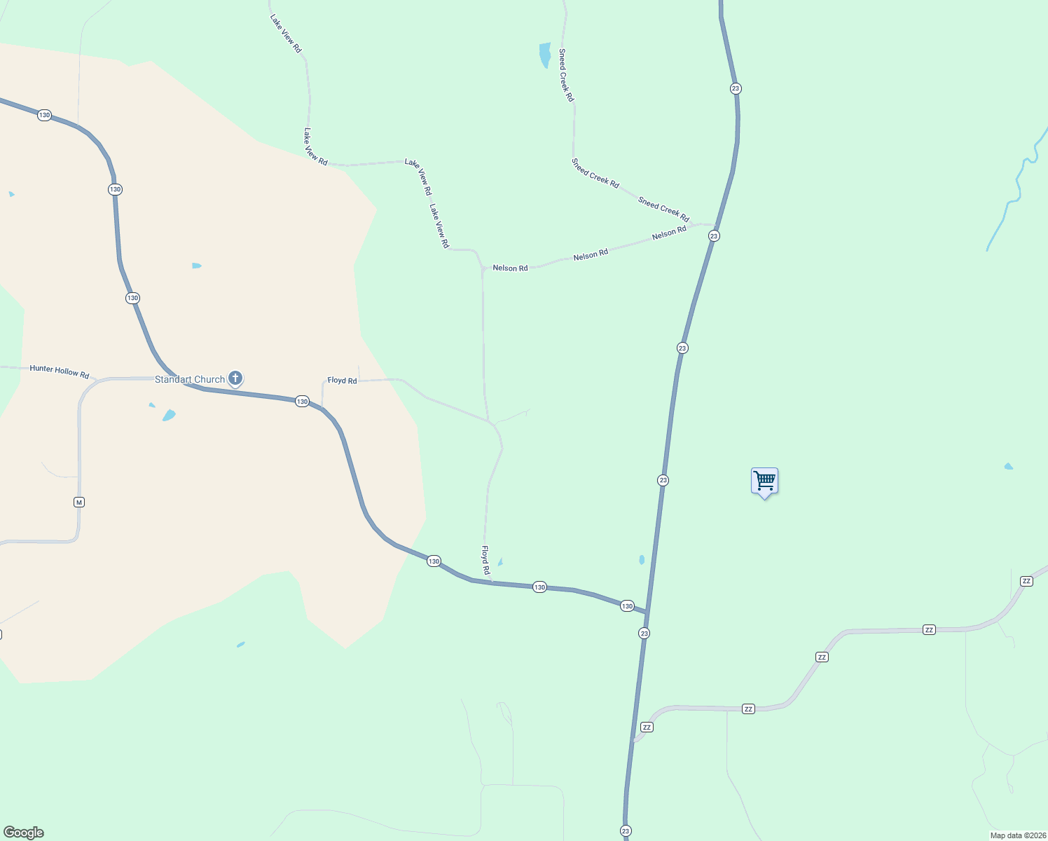 map of restaurants, bars, coffee shops, grocery stores, and more near 4920 Floyd Road in Dodgeville