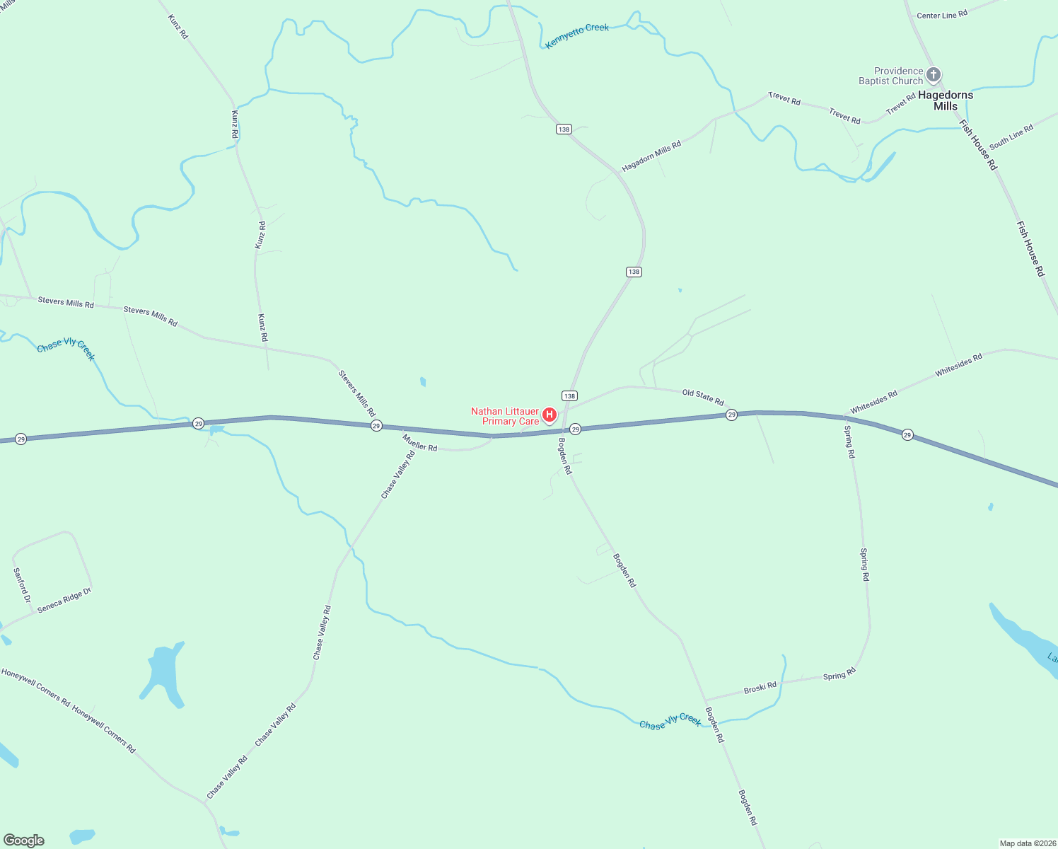 map of restaurants, bars, coffee shops, grocery stores, and more near 107 Old State Road in Broadalbin