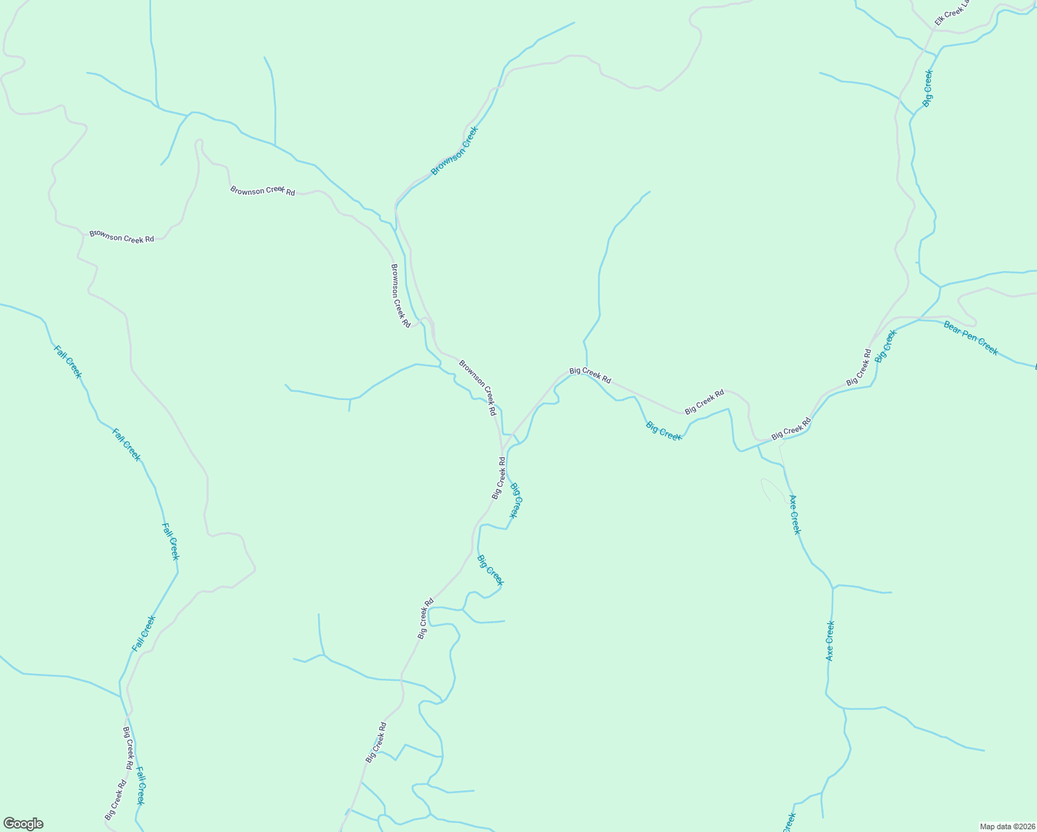 map of restaurants, bars, coffee shops, grocery stores, and more near Big Creek Road in Myrtle Point