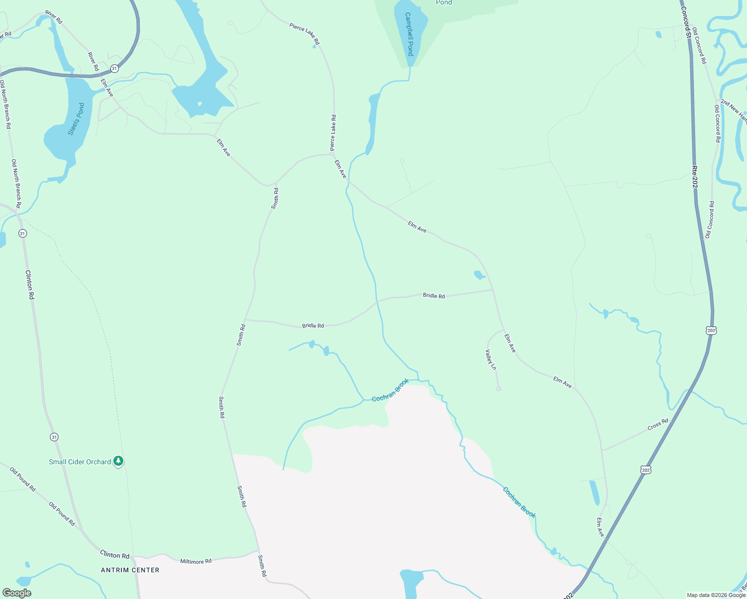 map of restaurants, bars, coffee shops, grocery stores, and more near 47 Bridle Road East in Antrim