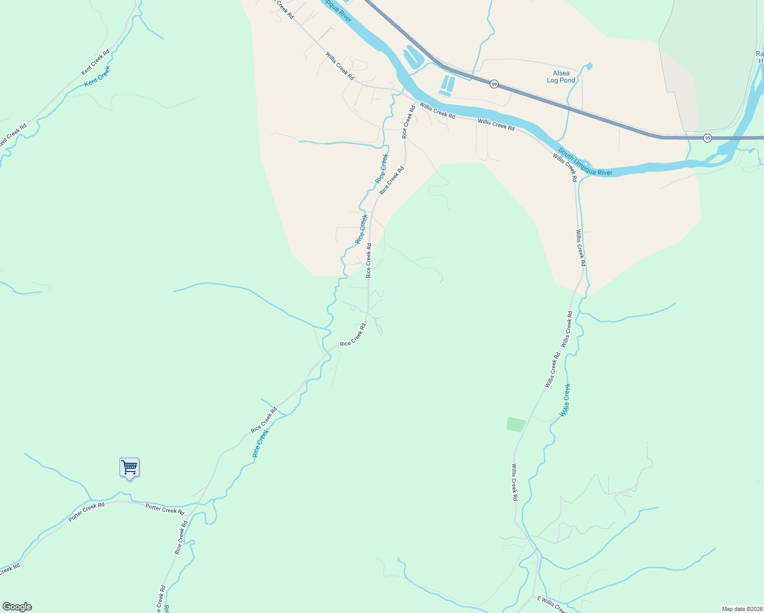 map of restaurants, bars, coffee shops, grocery stores, and more near 1068 Rice Creek Road in Winston
