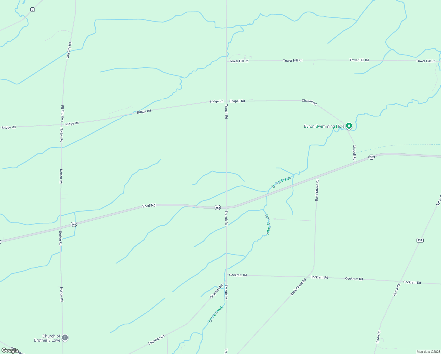 map of restaurants, bars, coffee shops, grocery stores, and more near 6918 Transit Road in Elba