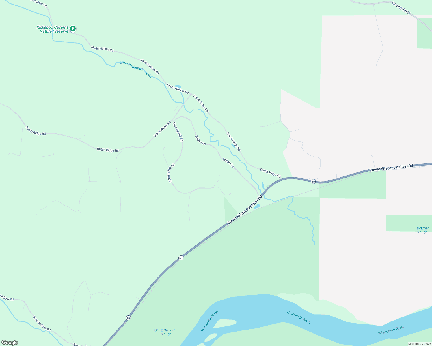 map of restaurants, bars, coffee shops, grocery stores, and more near 37740 Sprosty Hill Road in Wauzeka