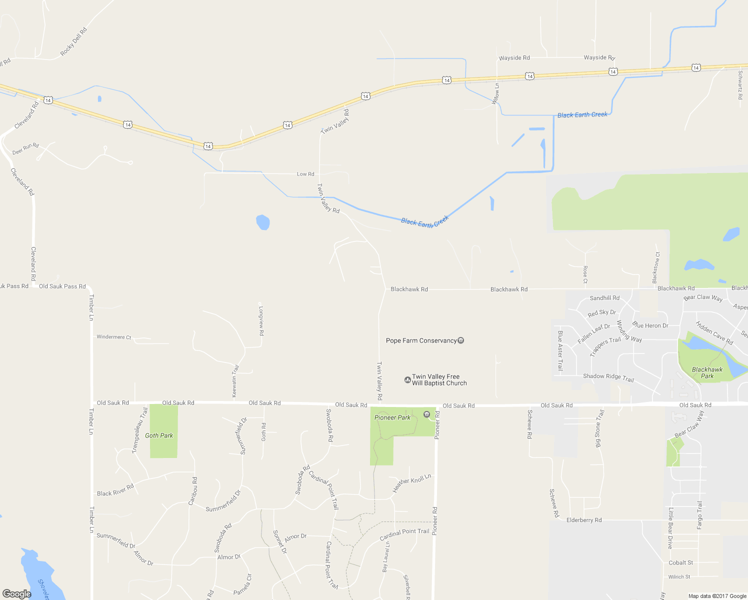 map of restaurants, bars, coffee shops, grocery stores, and more near 4131 Twin Valley Road in Middleton