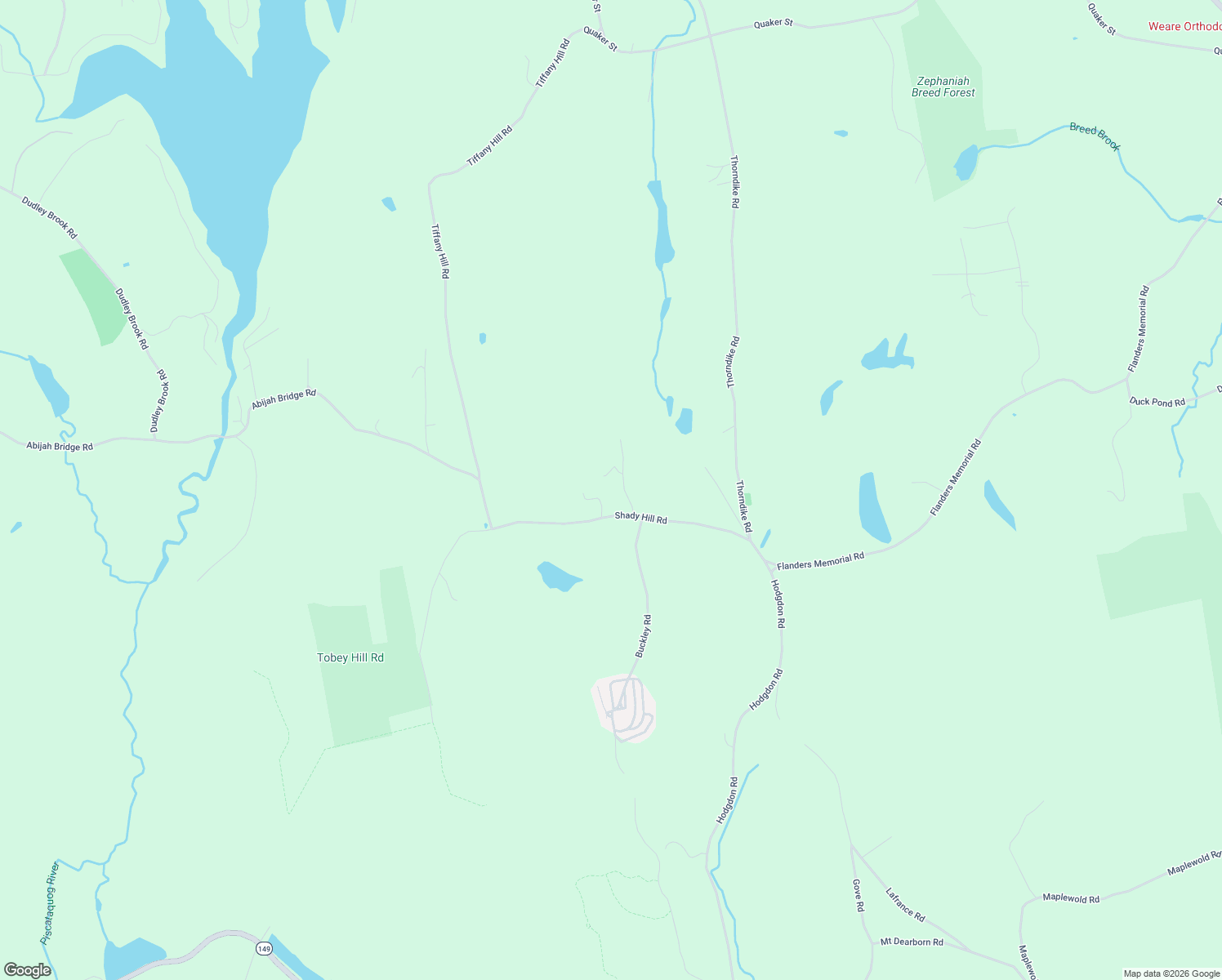 map of restaurants, bars, coffee shops, grocery stores, and more near 15 Chevey Hill Road in Weare