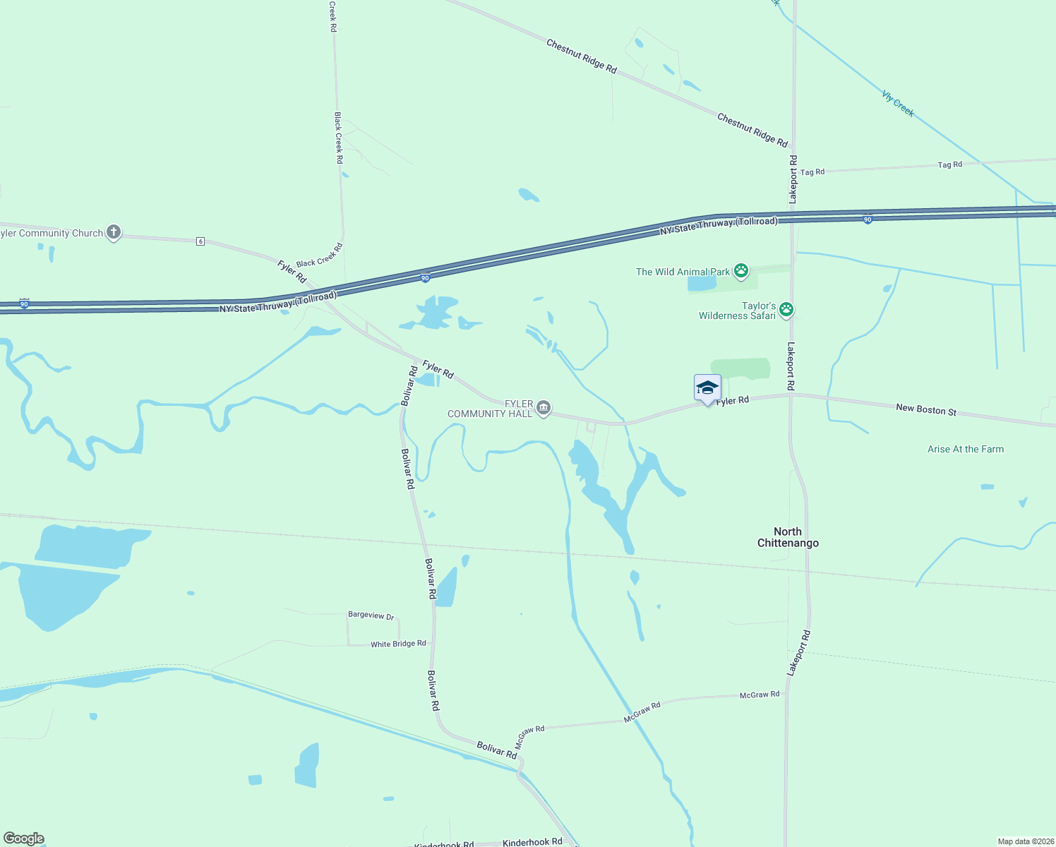 map of restaurants, bars, coffee shops, grocery stores, and more near 1636 Fyler Rd in Chittenango