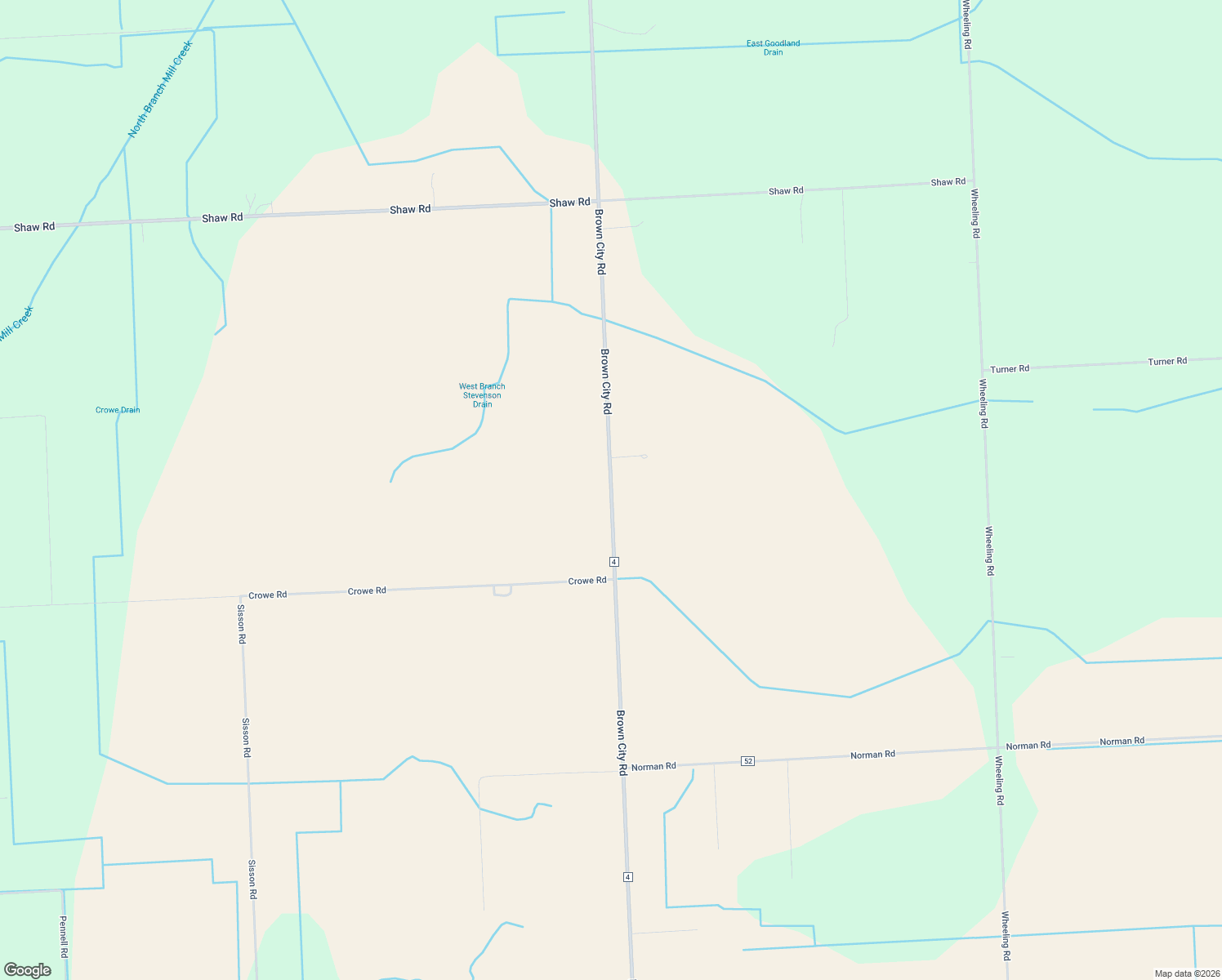 map of restaurants, bars, coffee shops, grocery stores, and more near 2009 Brown City Road in Imlay City