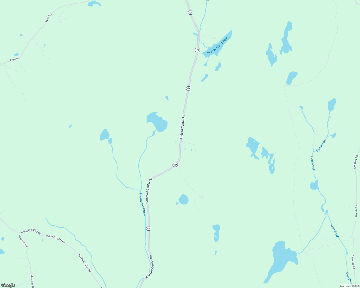 map of restaurants, bars, coffee shops, grocery stores, and more near 868 Alstead Center Road in Alstead