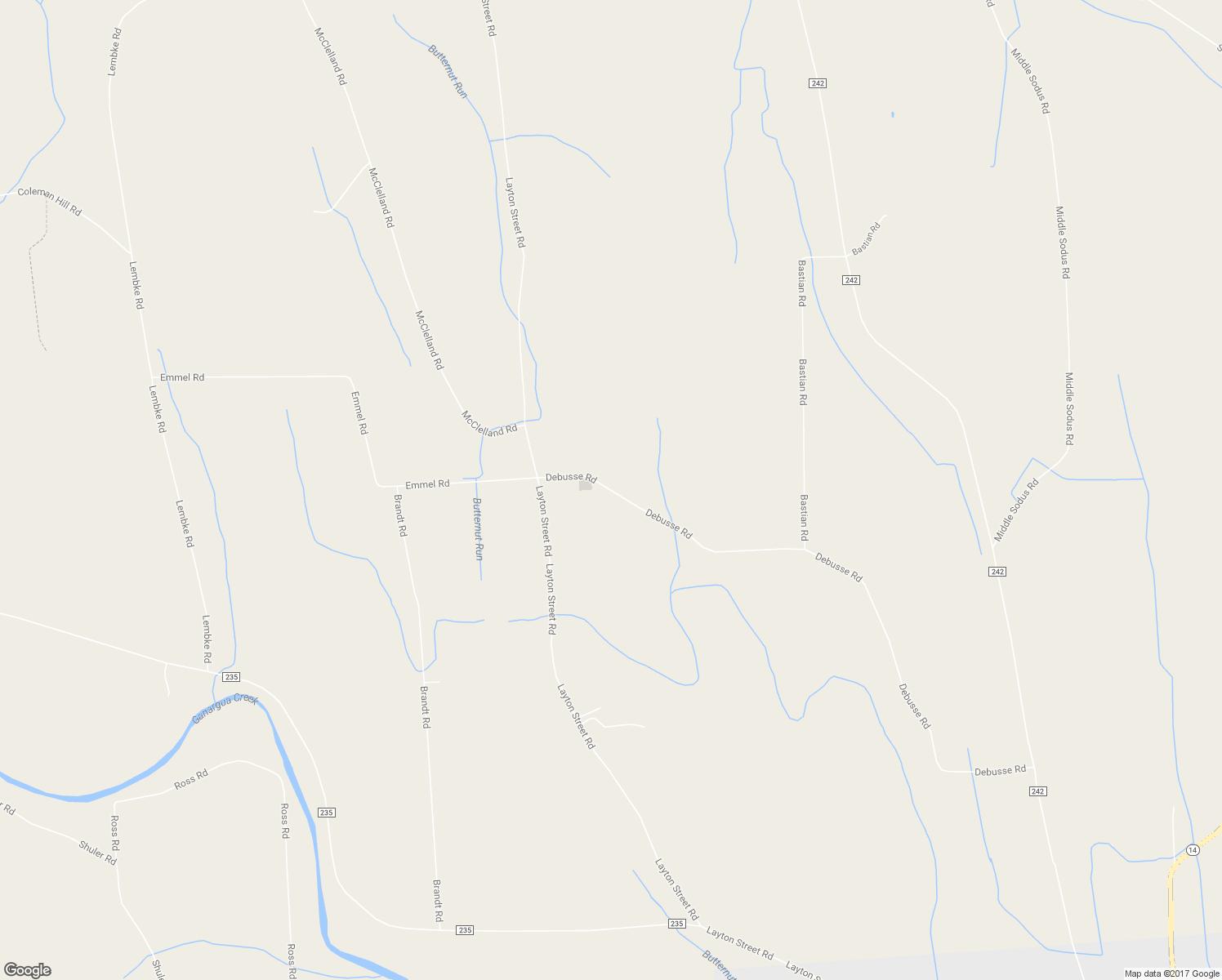 map of restaurants, bars, coffee shops, grocery stores, and more near 7589 Debusse Road in Lyons