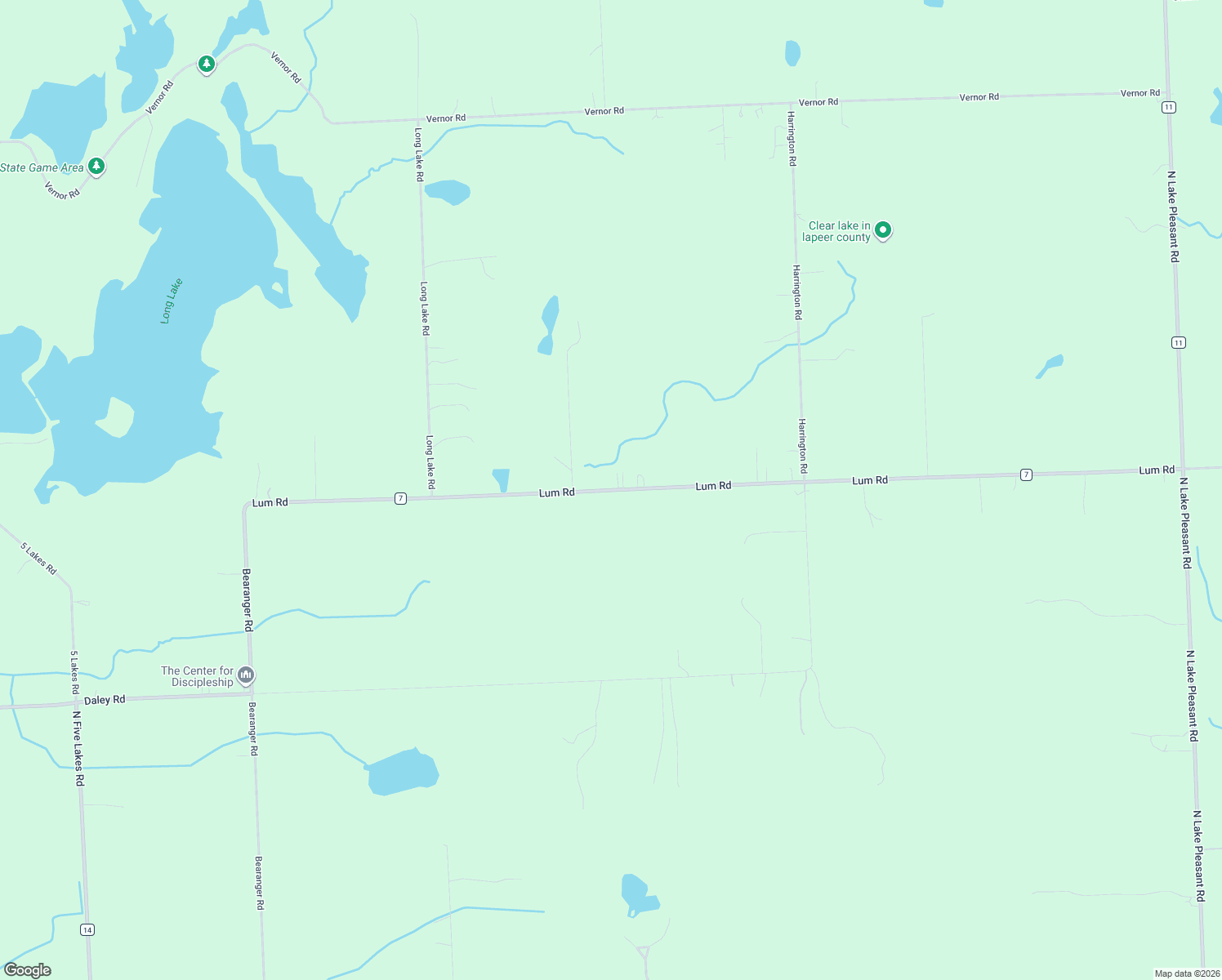 map of restaurants, bars, coffee shops, grocery stores, and more near 3707 Lum Road in Attica