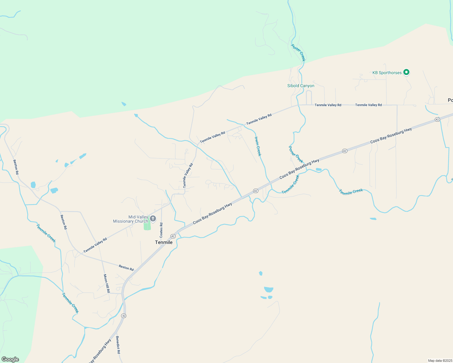 map of restaurants, bars, coffee shops, grocery stores, and more near 240 Towhee Lane in Tenmile