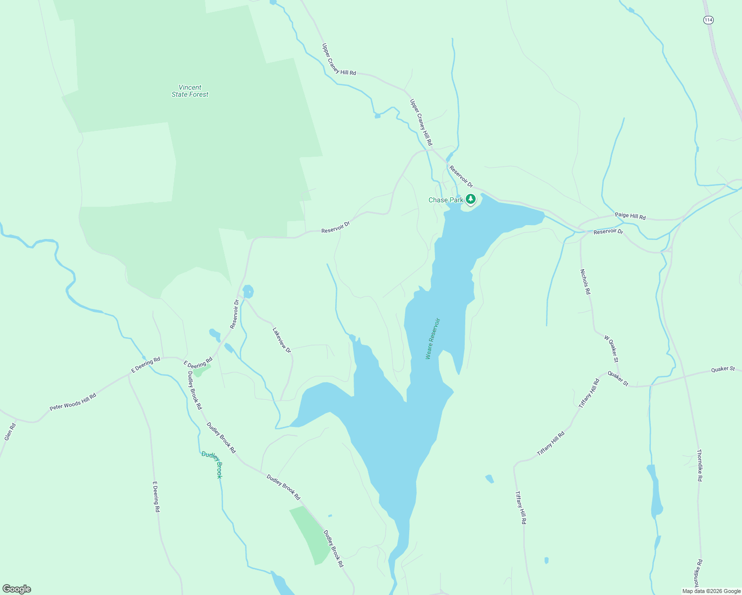 map of restaurants, bars, coffee shops, grocery stores, and more near 90 Russell Drive in Weare